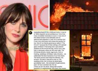 Zooey Deschanel teilt Vorher-Nachher Fotos ihres Kindheitshauses, das bei den LA-Bränden abgebrannt ist. zooey-deschanel-teilt-vorher-nachher-fotos-ihres-kindheitshauses-das-bei-den-la-brnden-abgebrannt-ist