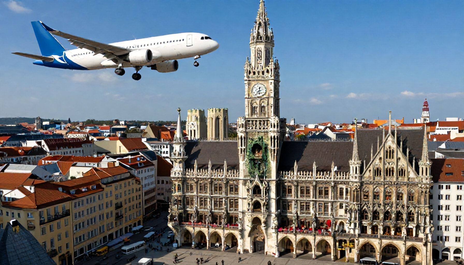 3 einfache Schritte für einen günstigen Flug von Düsseldorf nach München*