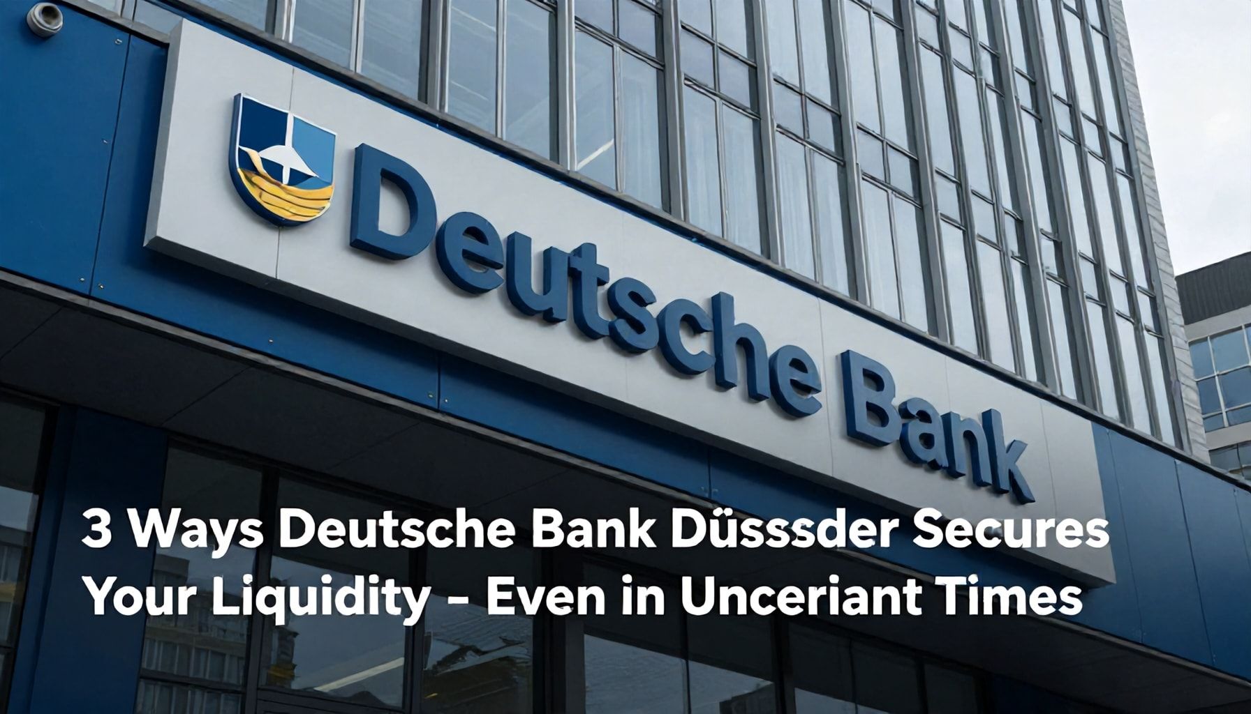 3 Wege, wie Deutsche Bank Düsseldorf Ihre Liquidität sichert – auch in unsicheren Zeiten*