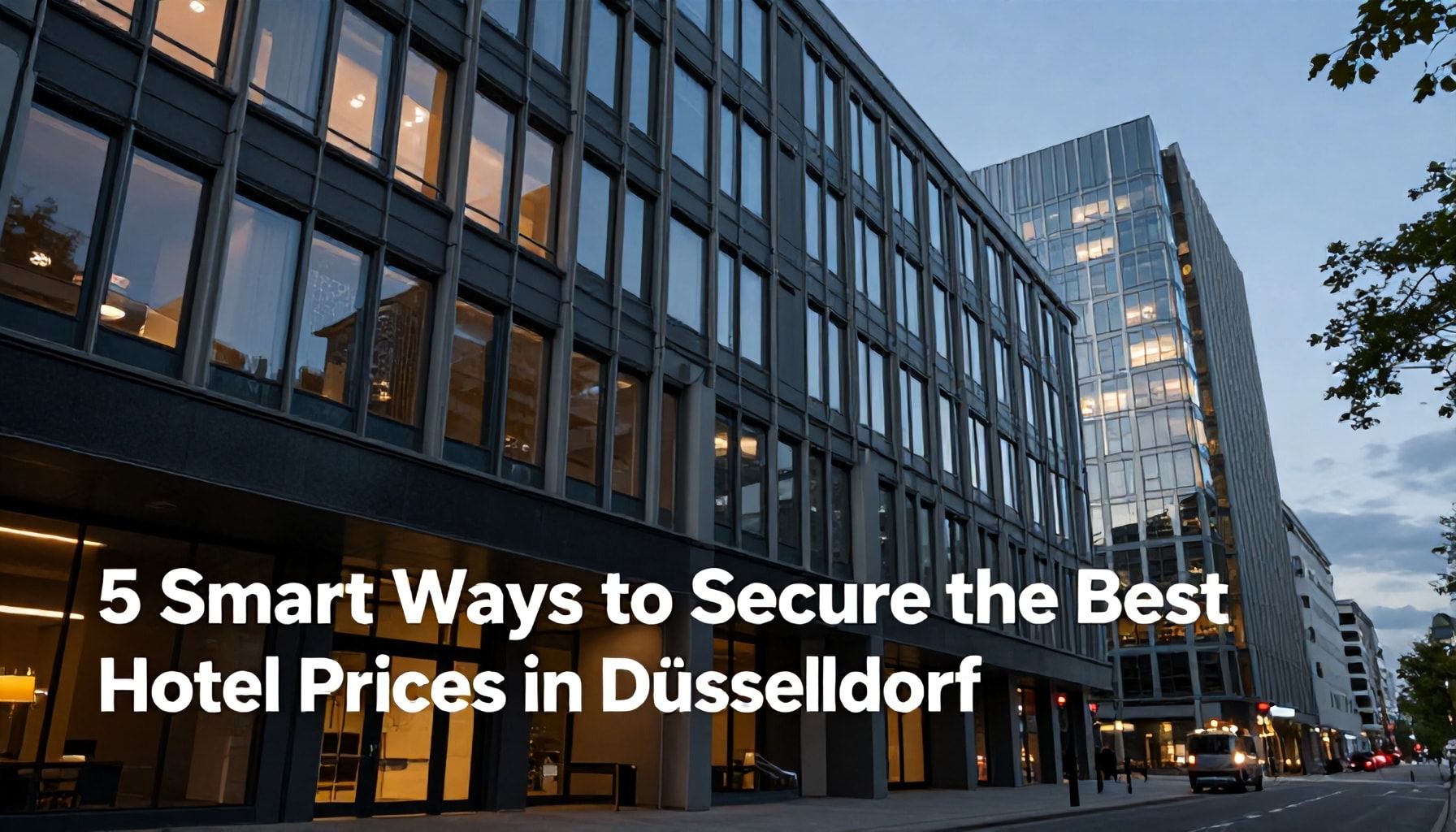 5 clevere Wege, um die besten Hotelpreise in Düsseldorf zu sichern*