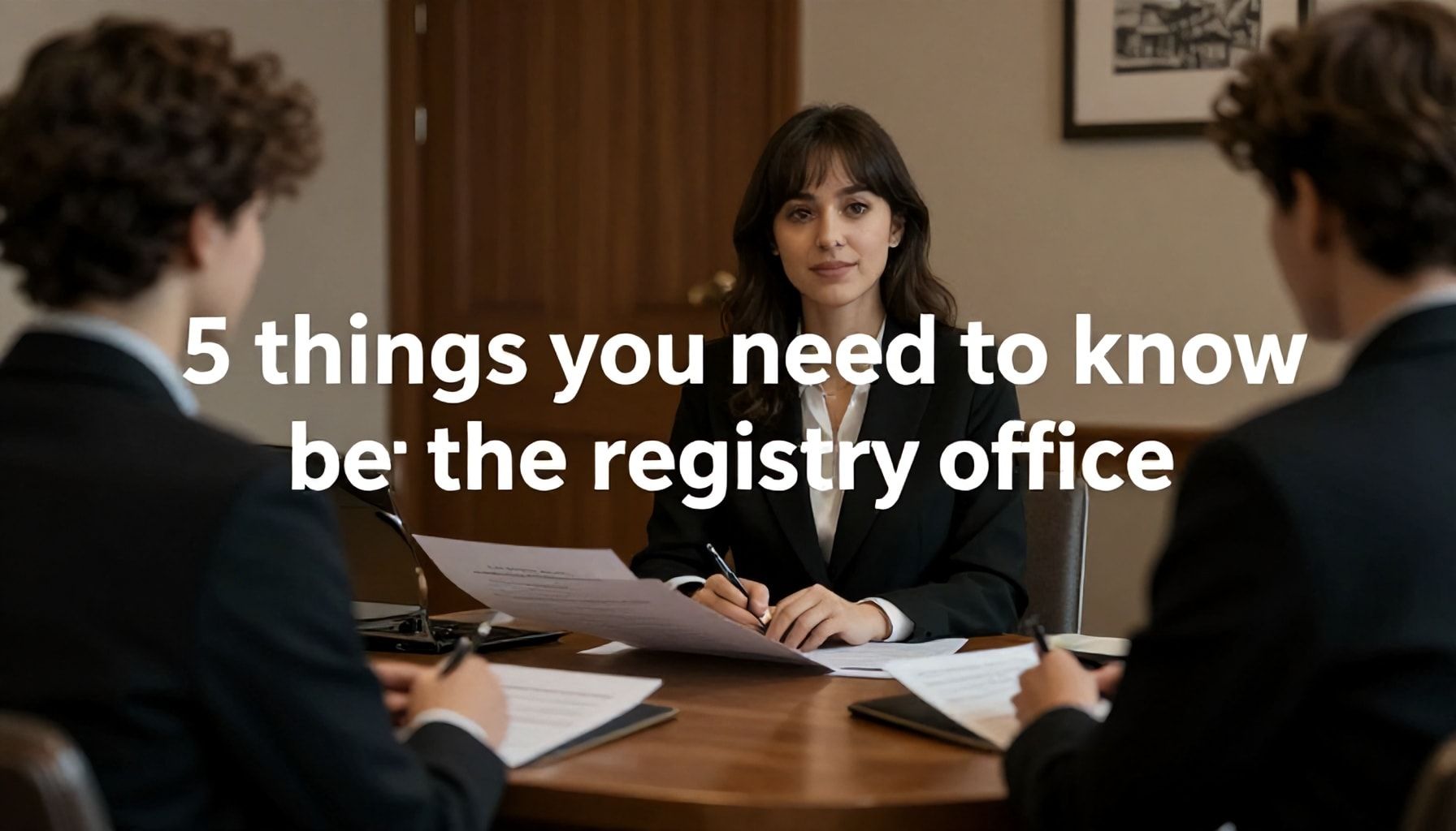 5 Dinge, die Sie vor Ihrer Anmeldung beim Standesamt wissen müssen*