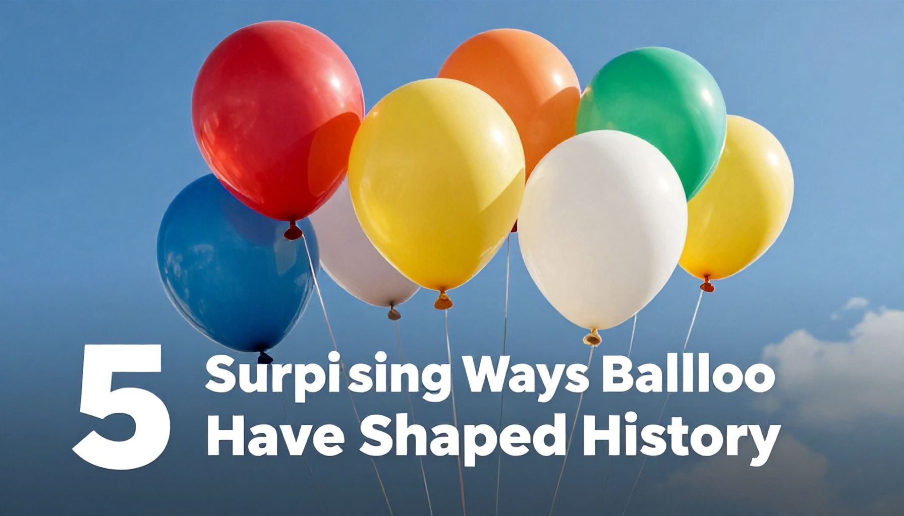 5 Surprising Ways Balloons Have Shaped History (and You Didn’t Know)*