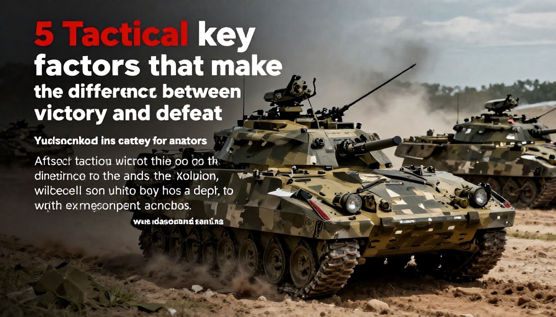 5 taktische Schlüsselfaktoren, die den Unterschied zwischen Sieg und Niederlage machen*