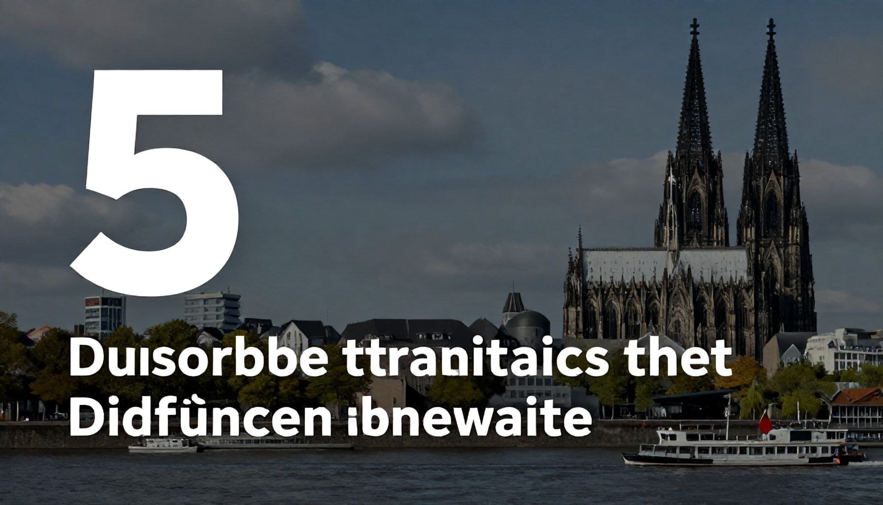 5 überraschende Statistiken, die den Unterschied zwischen Düsseldorf und Köln zeigen*