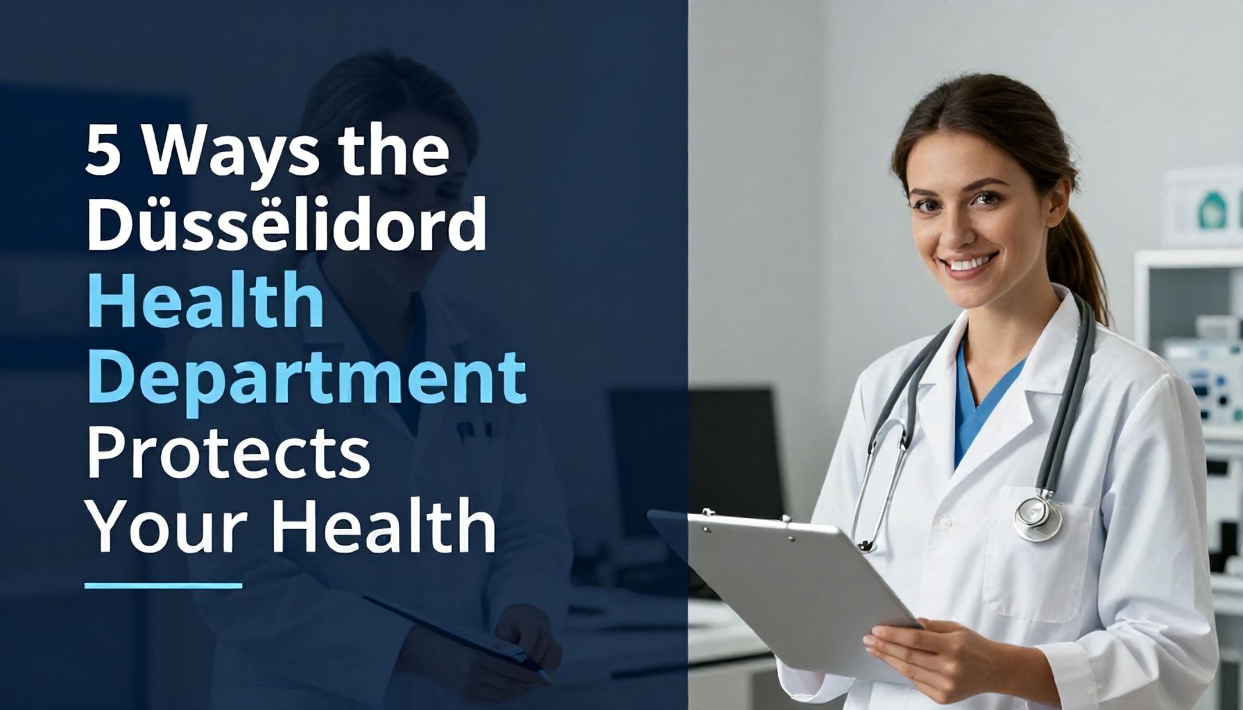 5 Wege, wie das Gesundheitsamt Düsseldorf Ihre Gesundheit schützt*