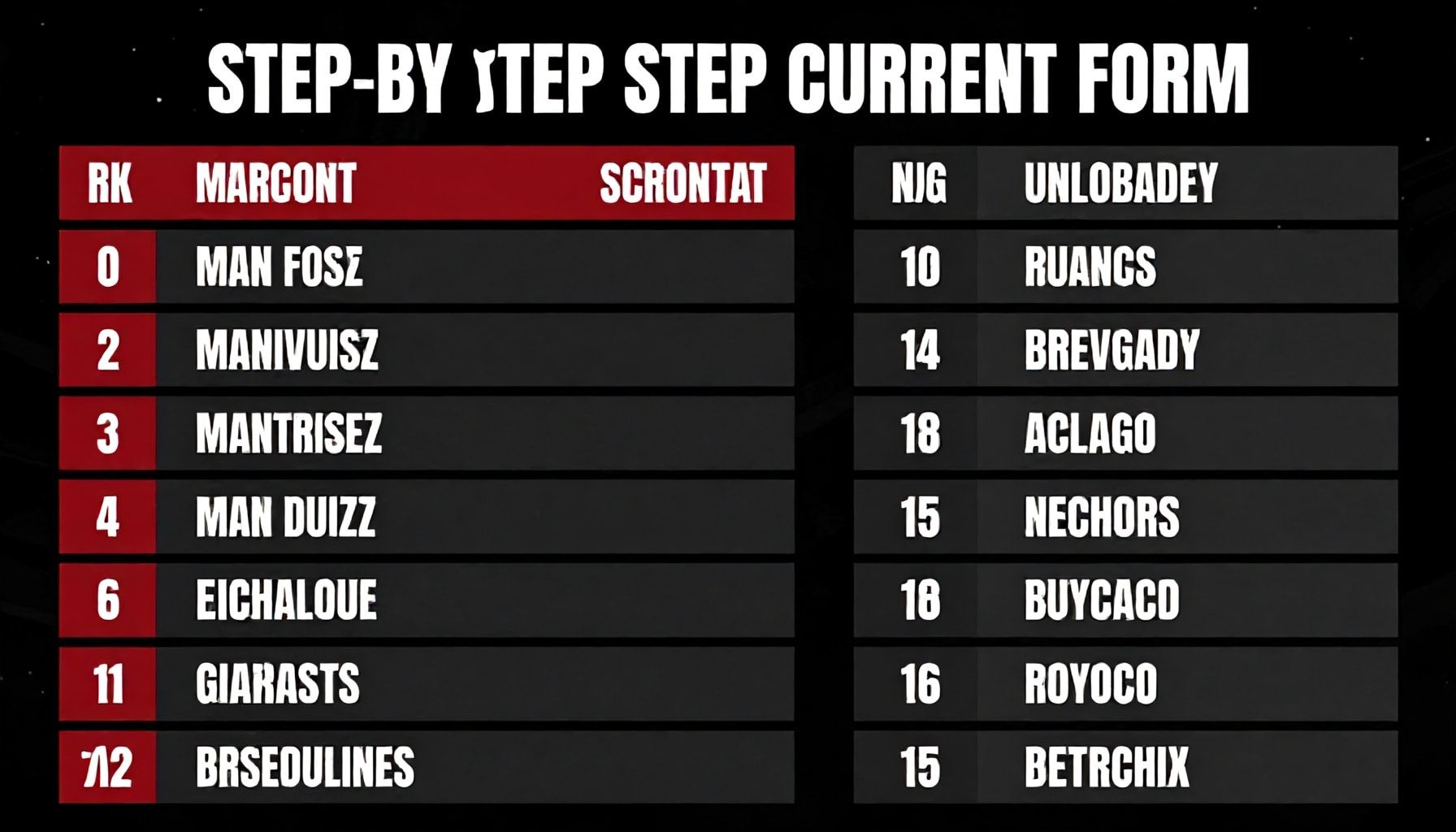 A Step-by-Step Breakdown of Both Teams’ Current Form*