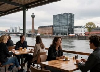 Genießen Sie entspannte Momente im Courtyard Hafen Düsseldorf