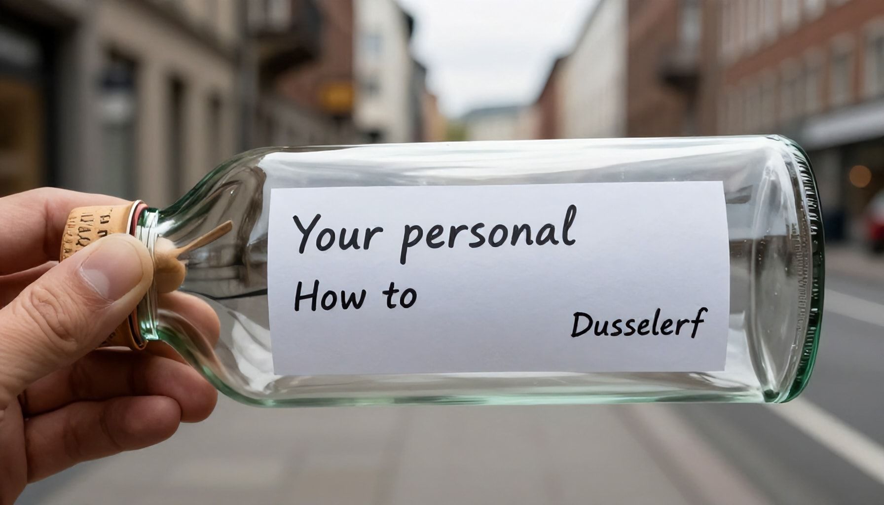 Deine persönliche Botschaft in einer Flasche: Ein How-To für Düsseldorf*