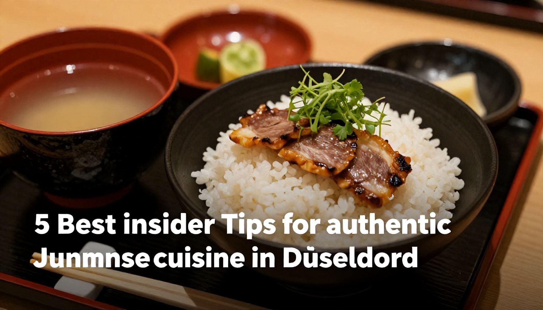 Die 5 besten Geheimtipps für authentische japanische Küche in Düsseldorf*