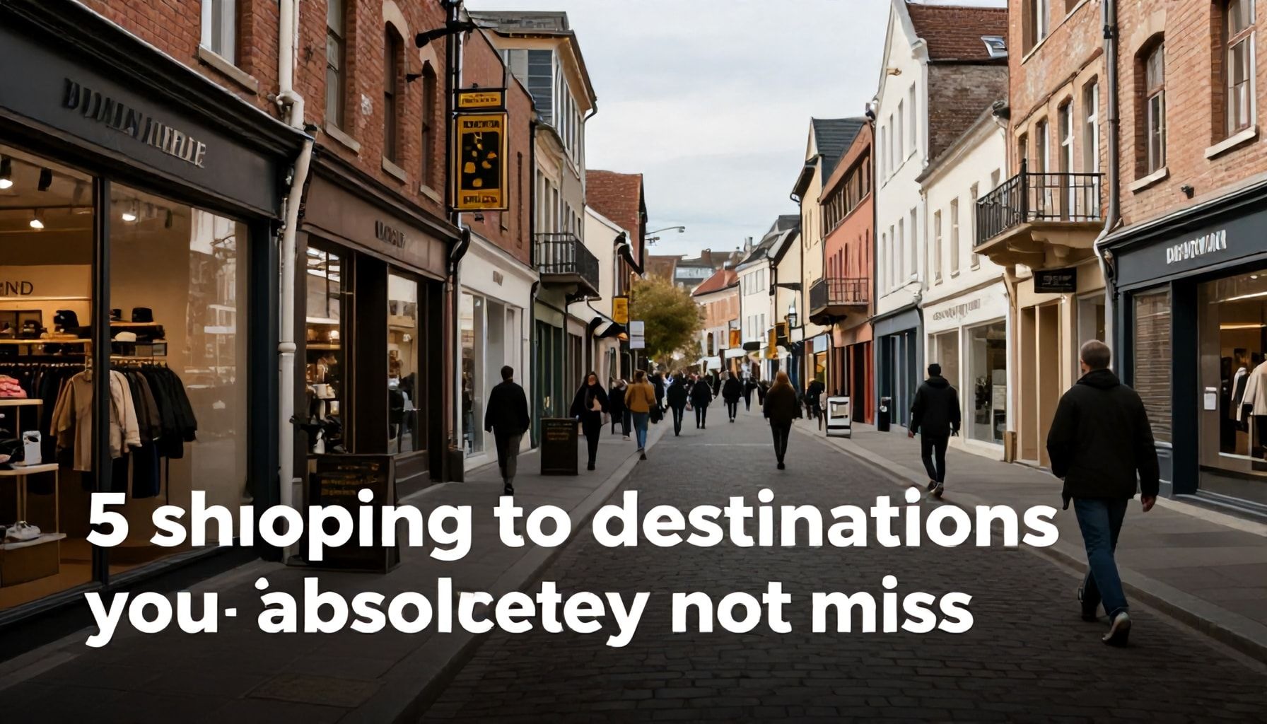 Die 5 besten Shopping-Ziele, die Sie nicht verpassen dürfen*