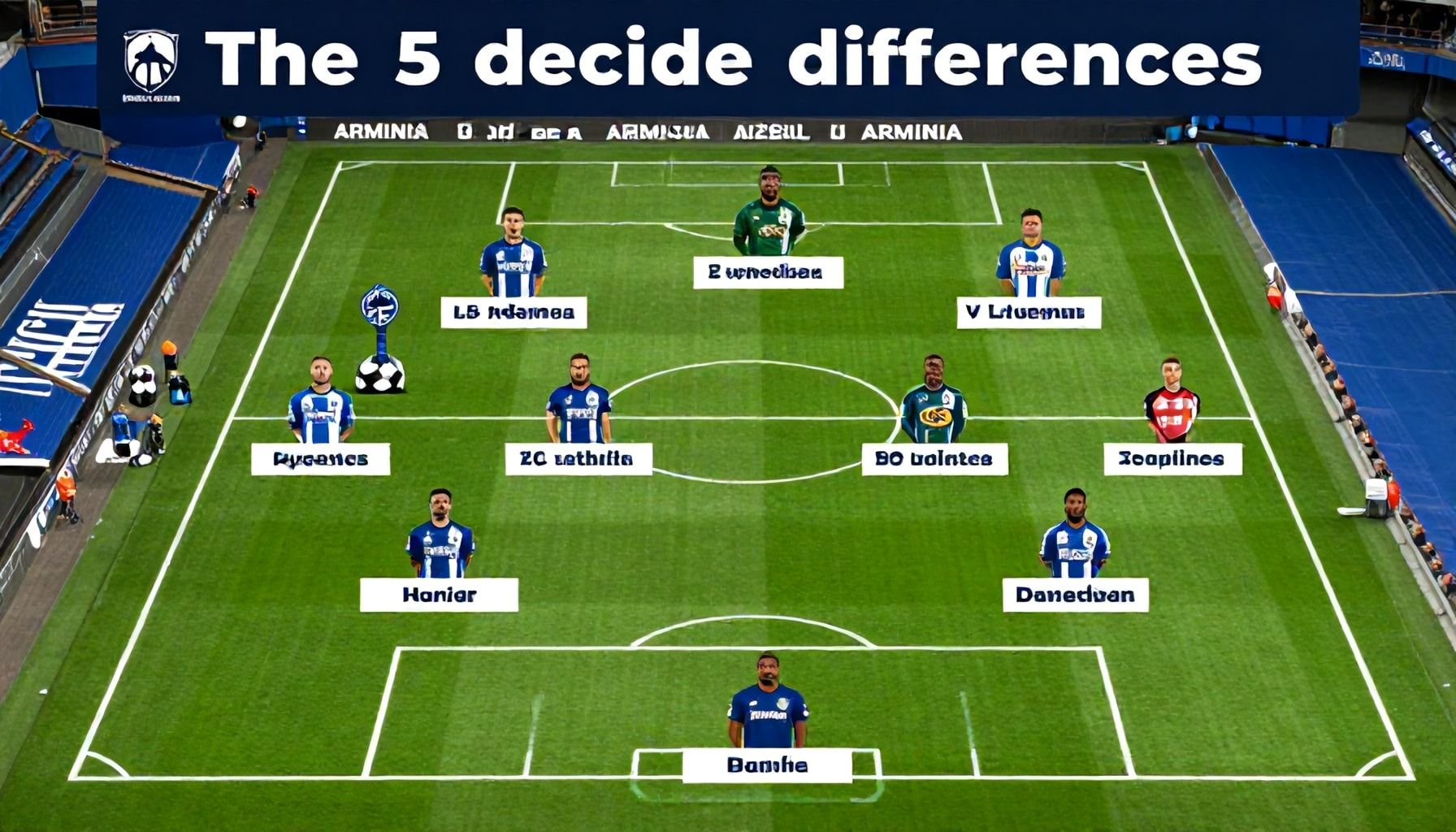 Die 5 entscheidenden Unterschiede in den Aufstellungen von Arminia Bielefeld und Fortuna Düsseldorf*