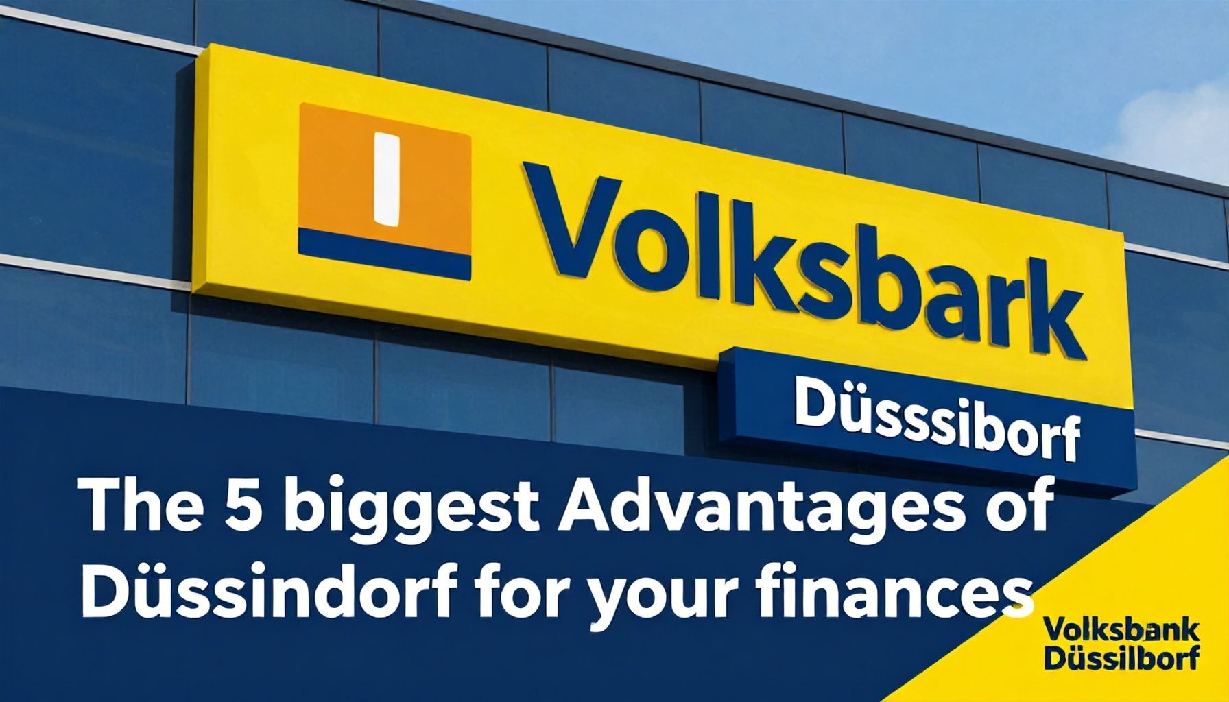 Die 5 größten Vorteile der Volksbank Düsseldorf für Ihre Finanzen*