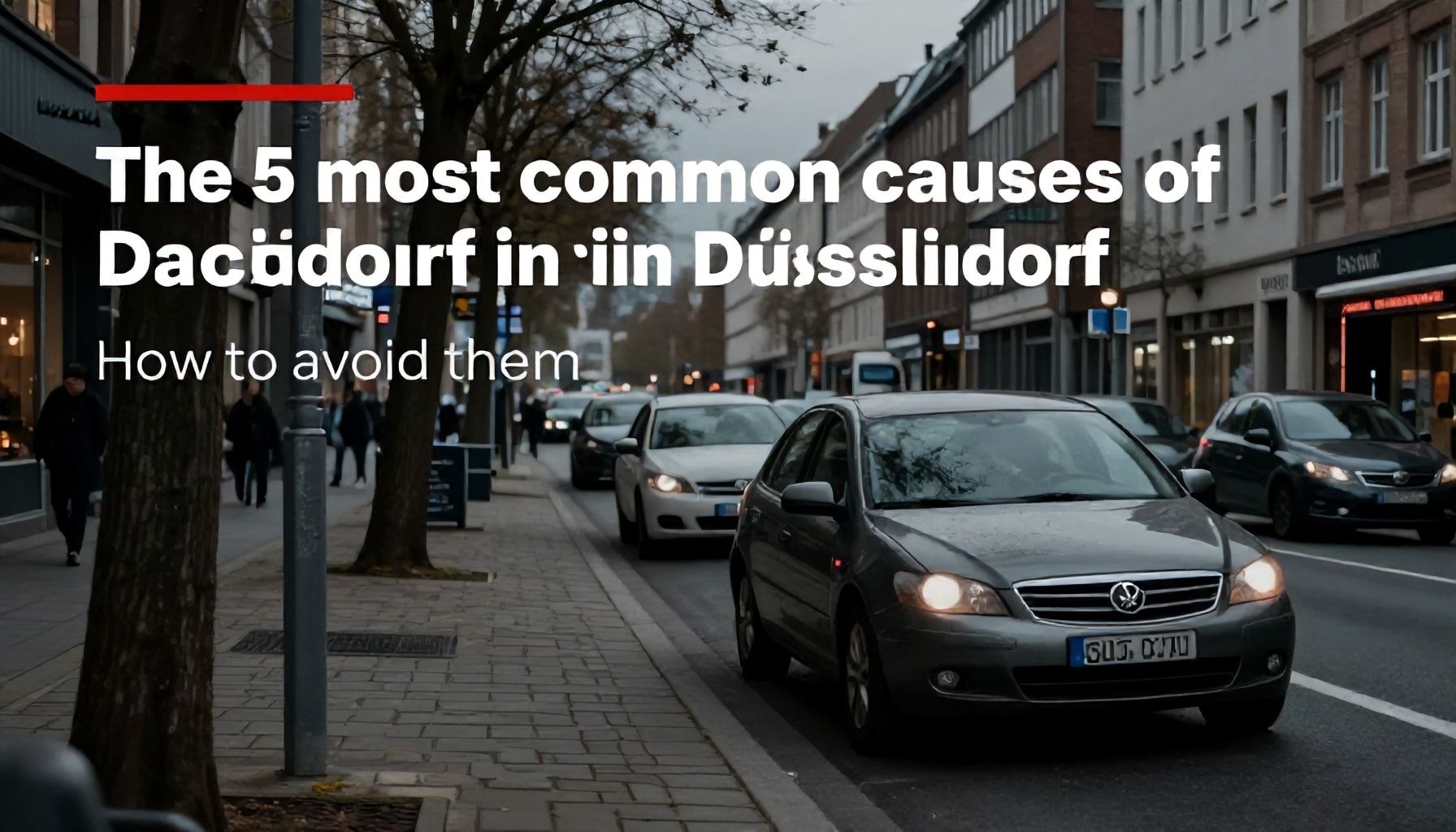 Die 5 häufigsten Unfallursachen in Düsseldorf und wie Sie sie vermeiden*