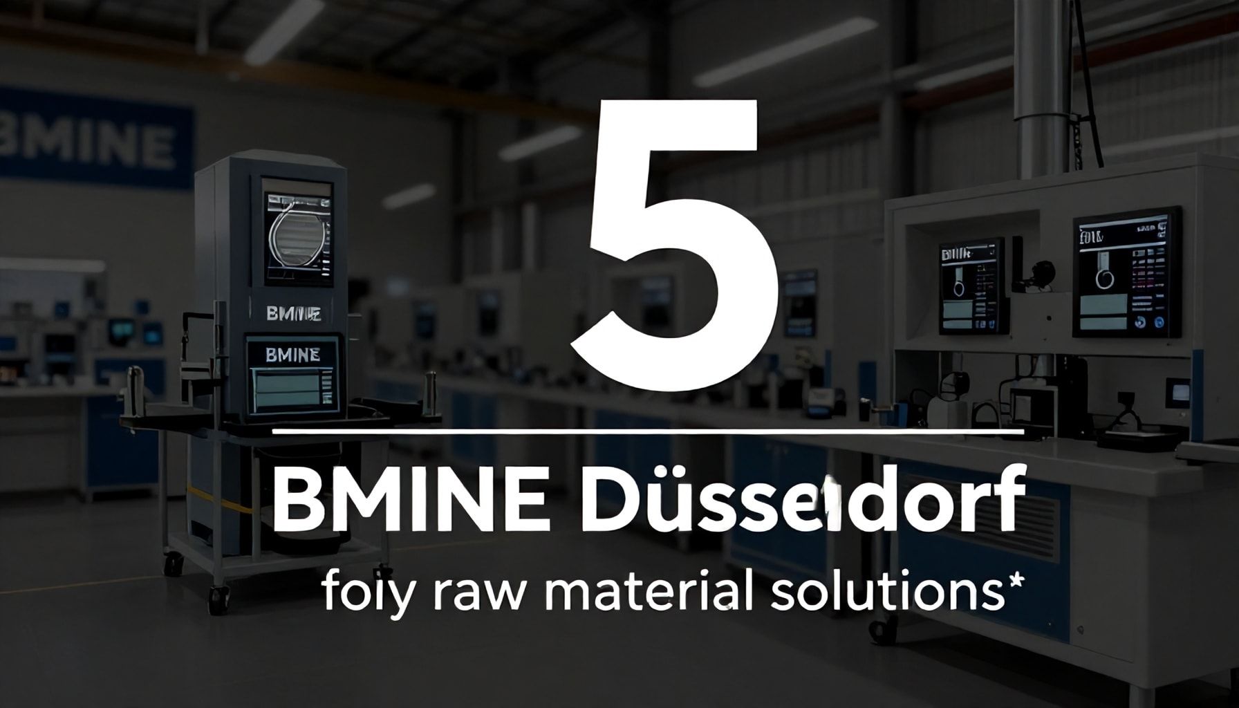 Die 5 wichtigsten Gründe, warum Sie BMINE Düsseldorf für Ihre Rohstofflösungen wählen sollten*