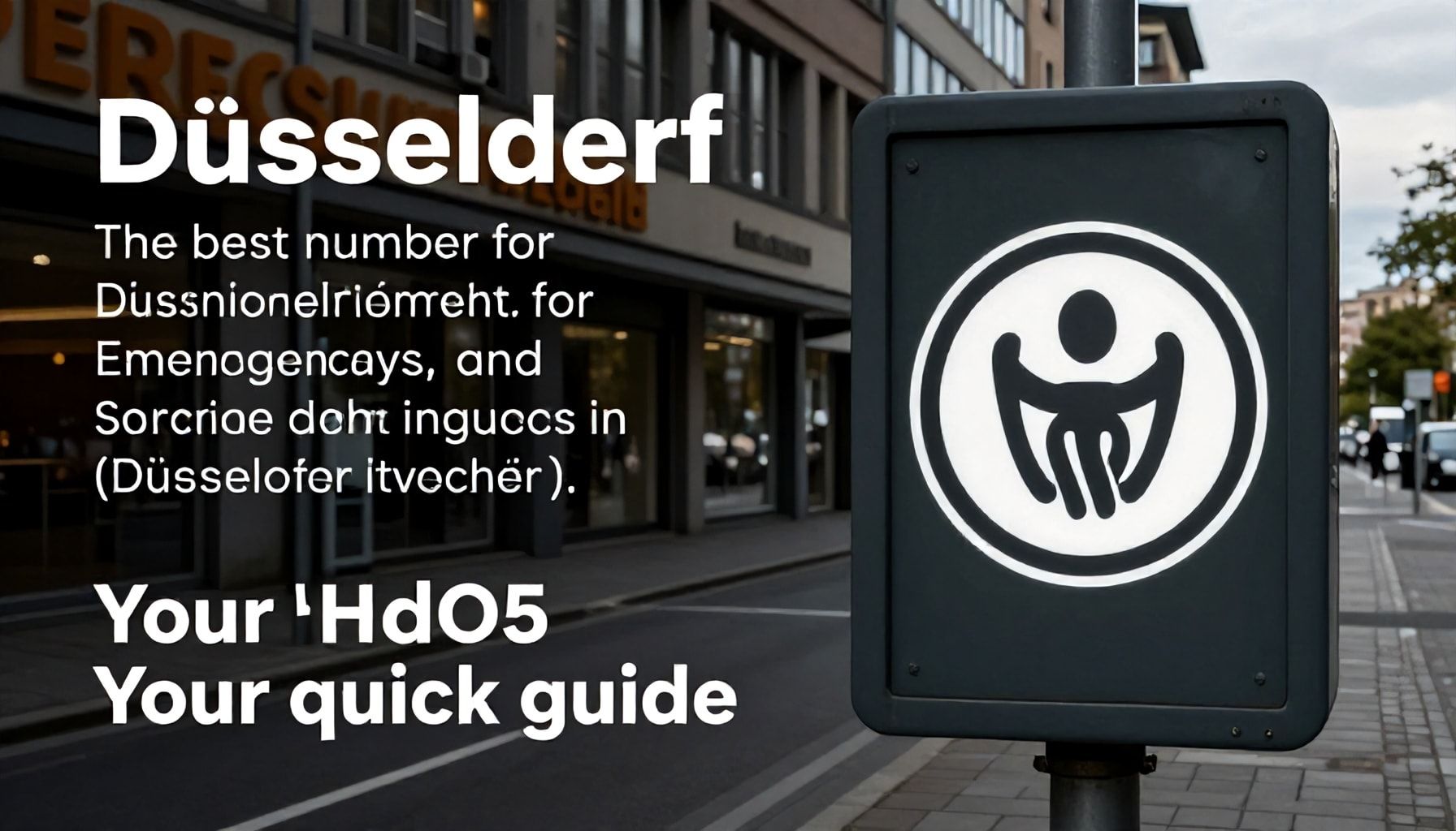 Die besten Nummern für Notfälle und Dienstleistungen in Düsseldorf – Ihr schneller Guide*