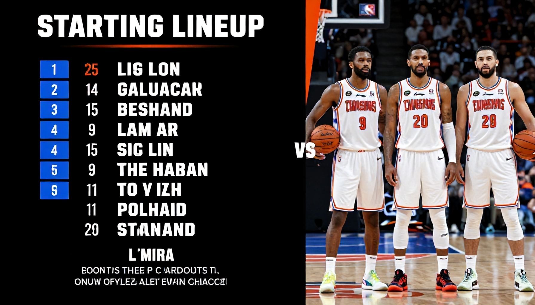 Die entscheidenden Unterschiede zwischen den Startelfen der beiden Teams*