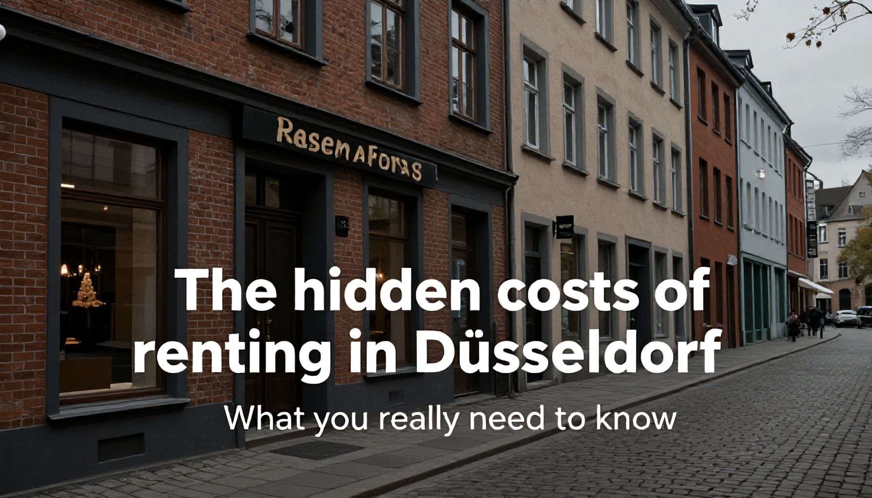 Die versteckten Kosten beim Mieten in Düsseldorf – Was Sie wirklich wissen müssen*