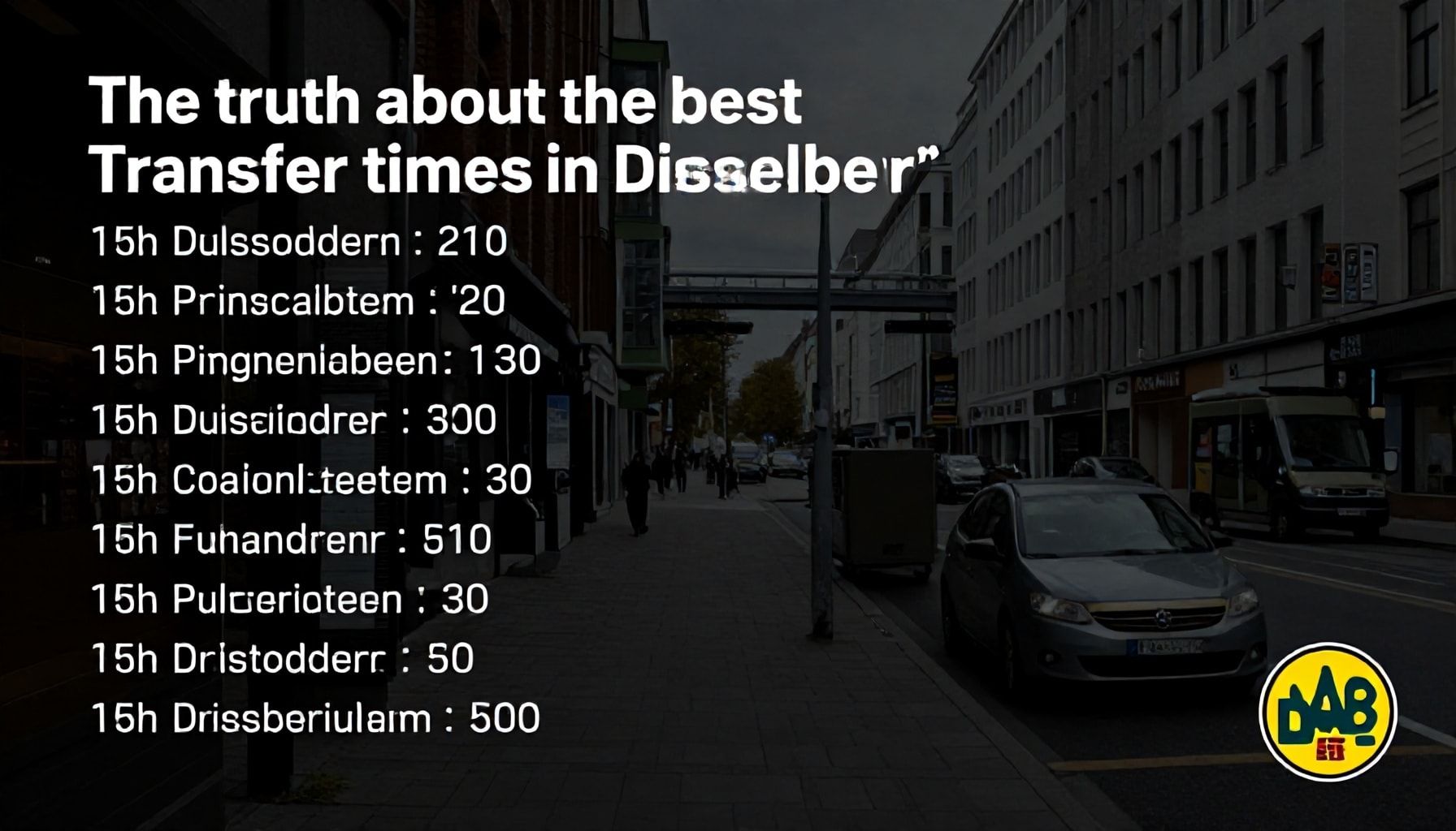 Die Wahrheit über die besten Umsteigezeiten in Düsseldorf*