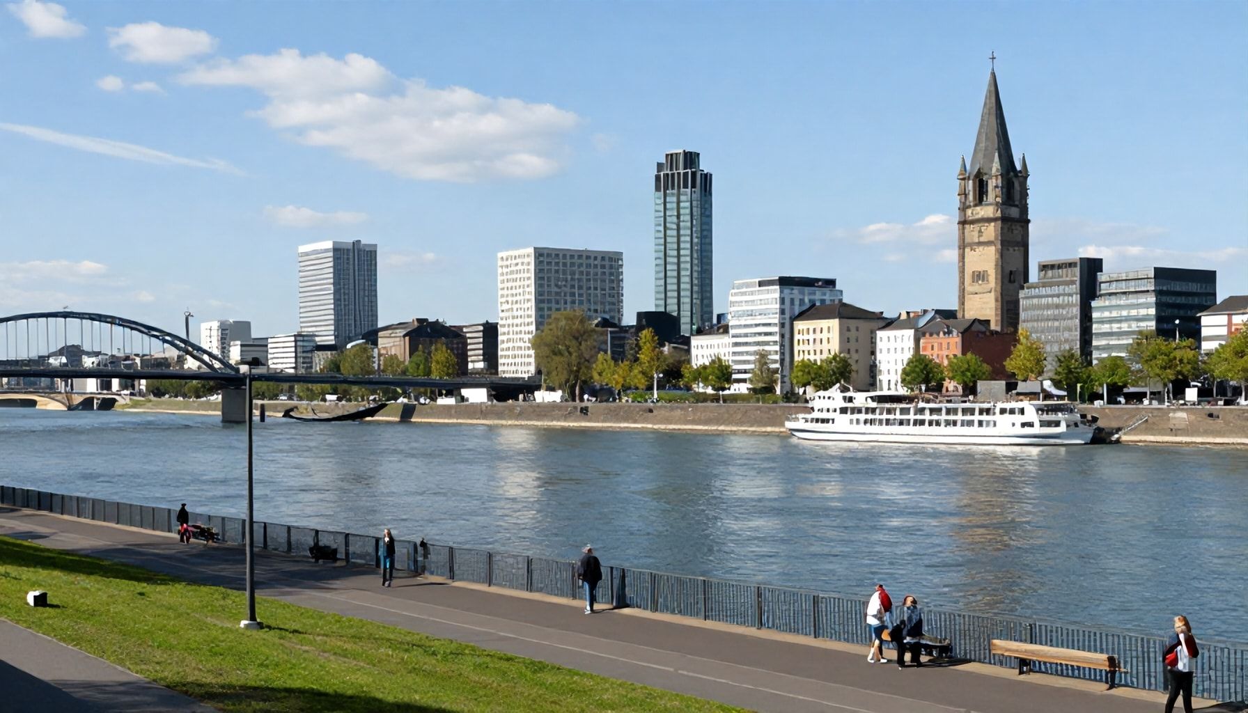 Die Wahrheit über die versteckten Highlights der Düsseldorfer Rheinpromenade*