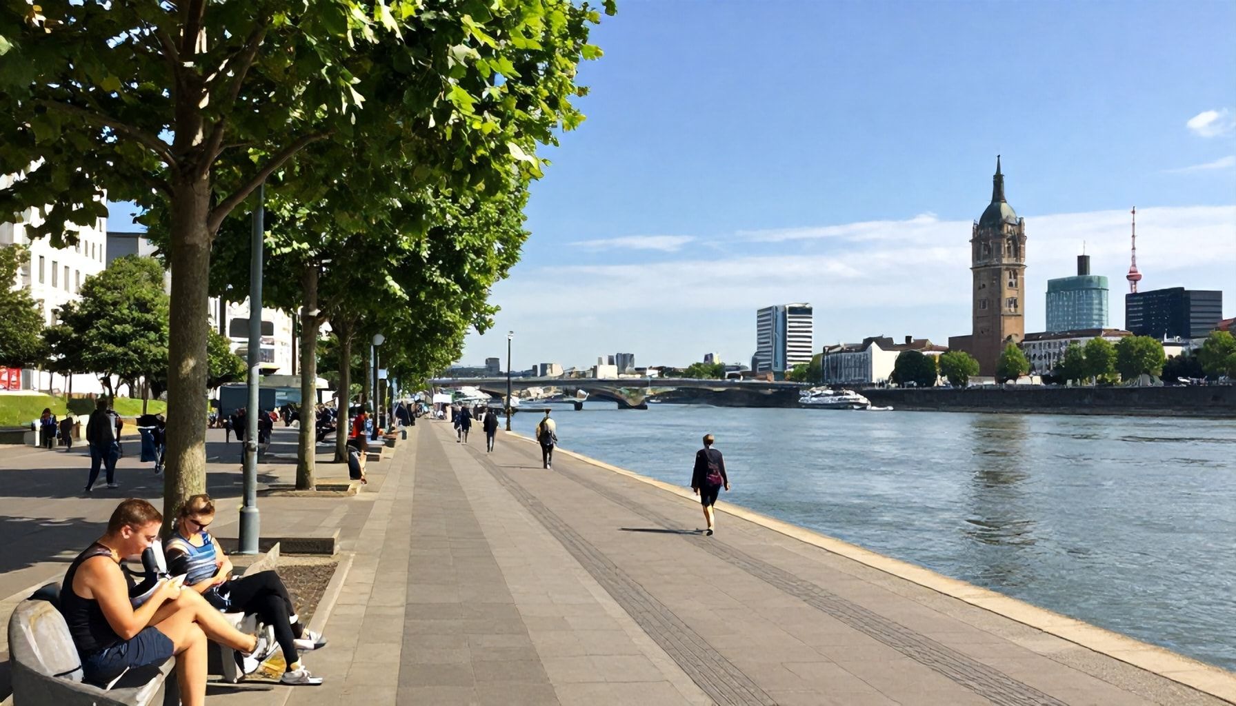 Die Wahrheit über Düsseldorfs Sommer: Mehr als nur Rheinufer*