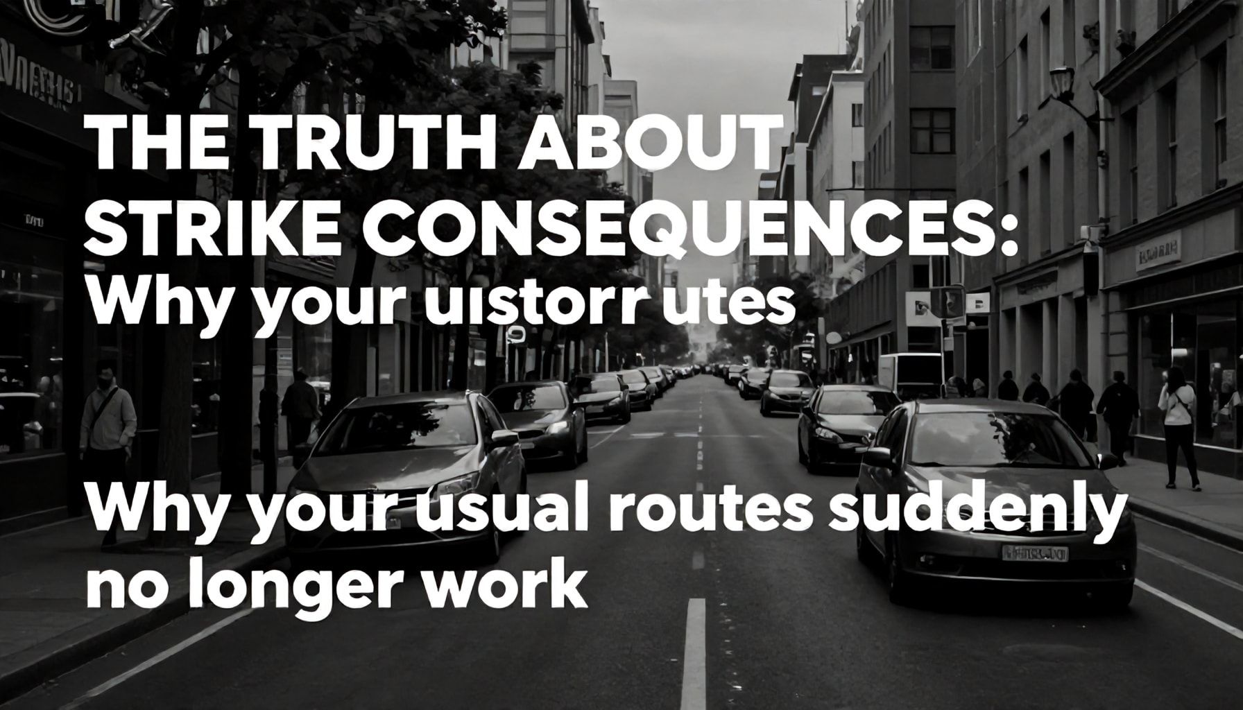 Die Wahrheit über Streikfolgen: Warum Ihre gewohnten Routen plötzlich nicht mehr funktionieren*