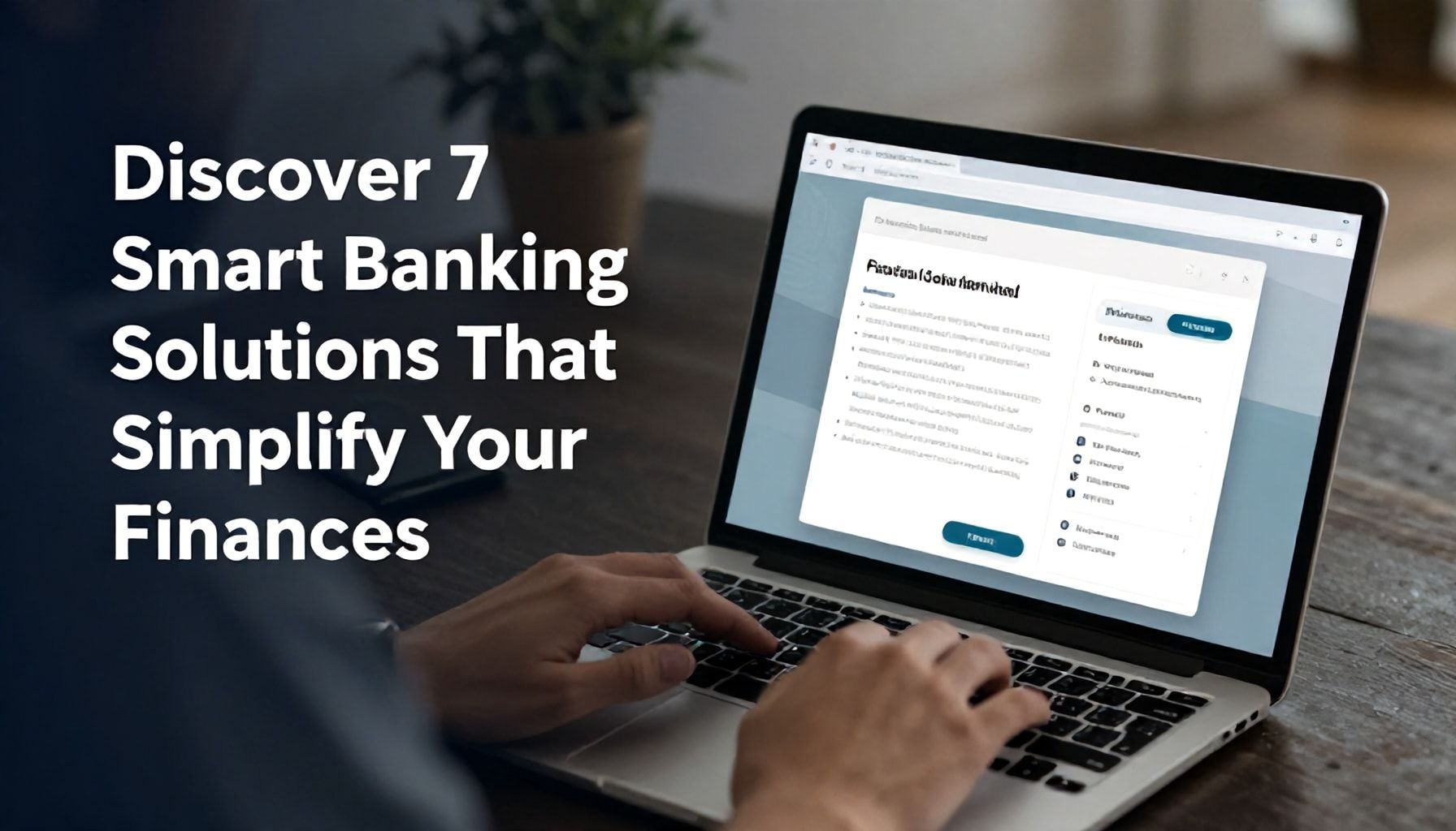 Discover 7 Smart Banking Solutions That Simplify Your Finances*