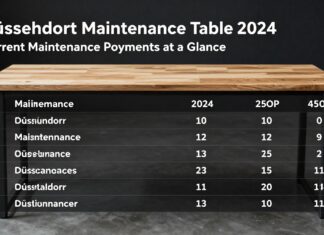 Düsseldorf Tabelle 2024: Aktuelle Unterhaltszahlungen auf einen Blick
