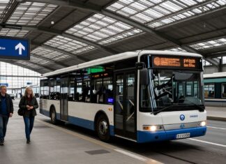 Düsseldorfs zentraler Omnibusbahnhof: Schnell und bequem ans Ziel