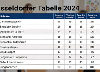 Düsseldorfer Tabelle 2024: Key Updates for Child Support Calculations