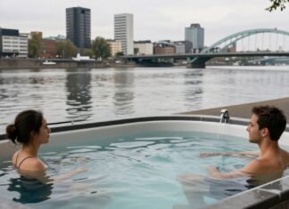 Erfrischendes Rheinbad in Düsseldorf – Entspannung am Wasser
