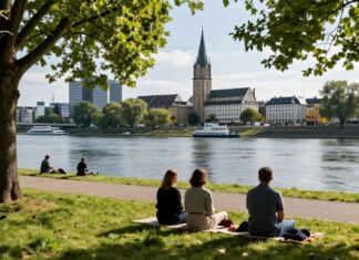 Rheinriff Düsseldorf: Naturerlebnis und Erholung am Fluss