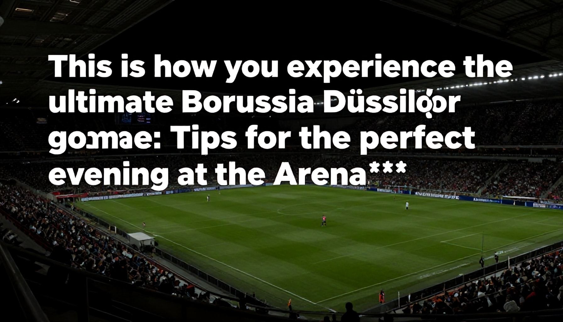 So erlebst du das ultimative Borussia Düsseldorf-Spiel: Tipps für den perfekten Abend in der Arena*