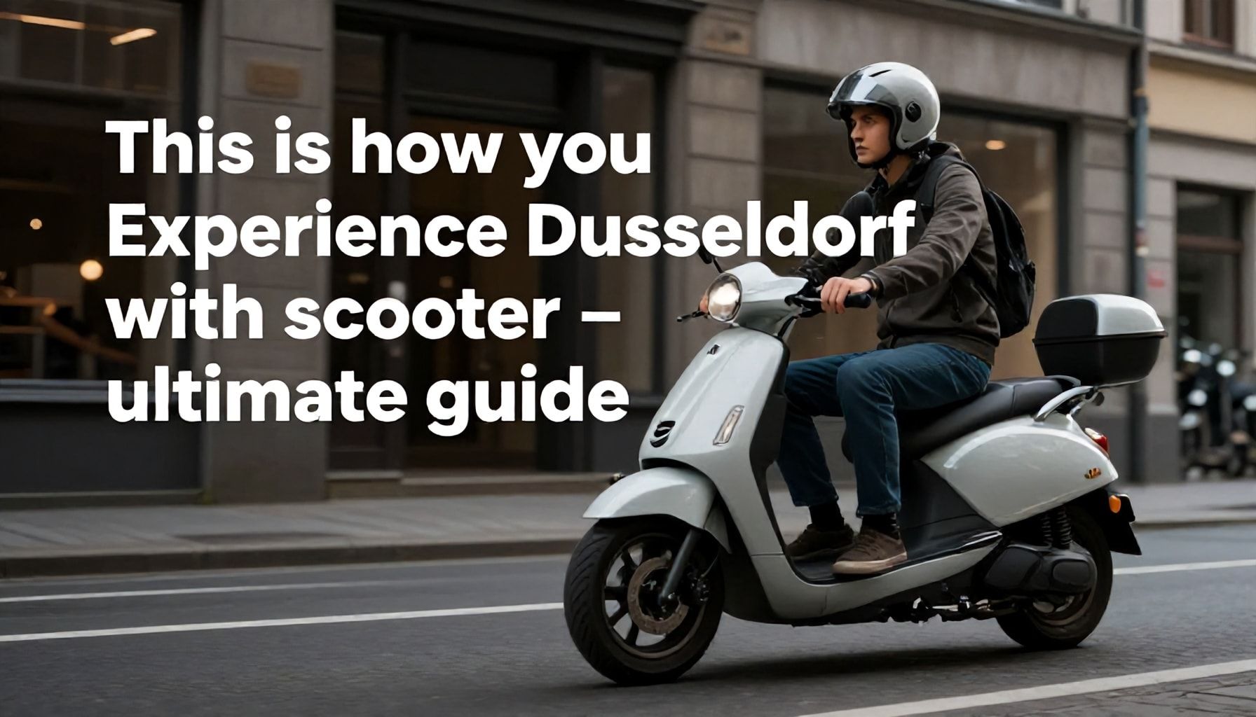 So erlebst du Düsseldorf mit dem Roller – der ultimative Guide*