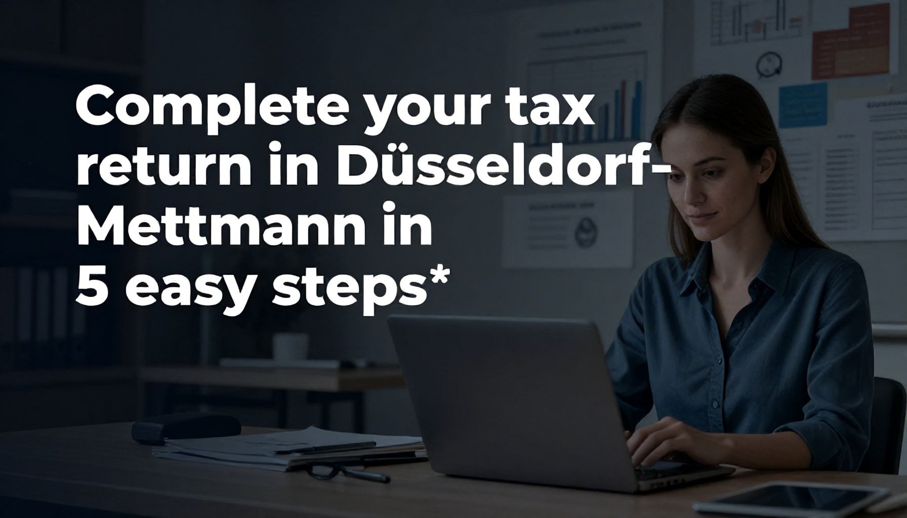 So erledigen Sie Ihre Steuererklärung in Düsseldorf-Mettmann in 5 einfachen Schritten*