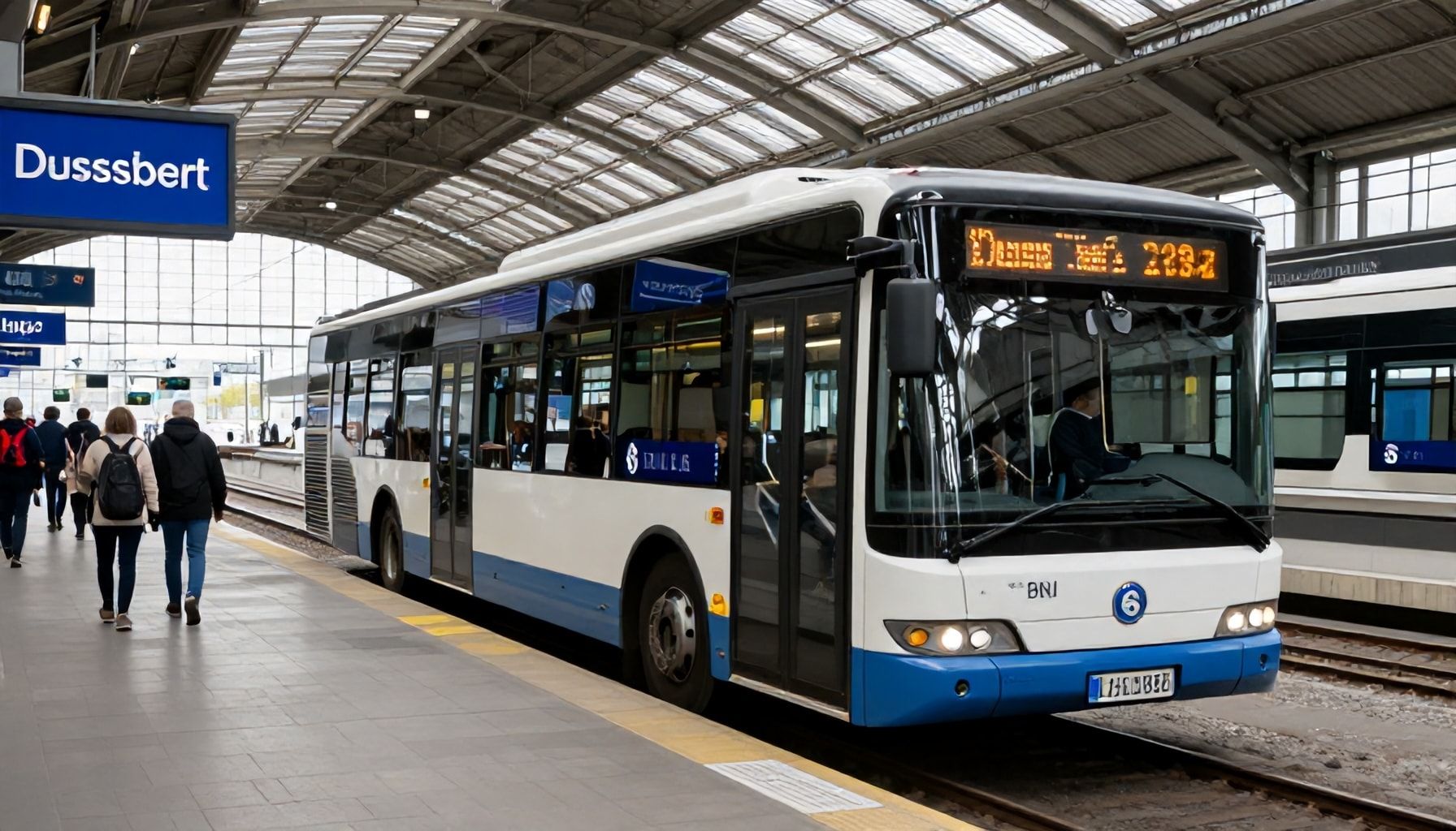 So erreichen Sie den Düsseldorfer Zentralen Omnibusbahnhof in nur 5 Minuten*