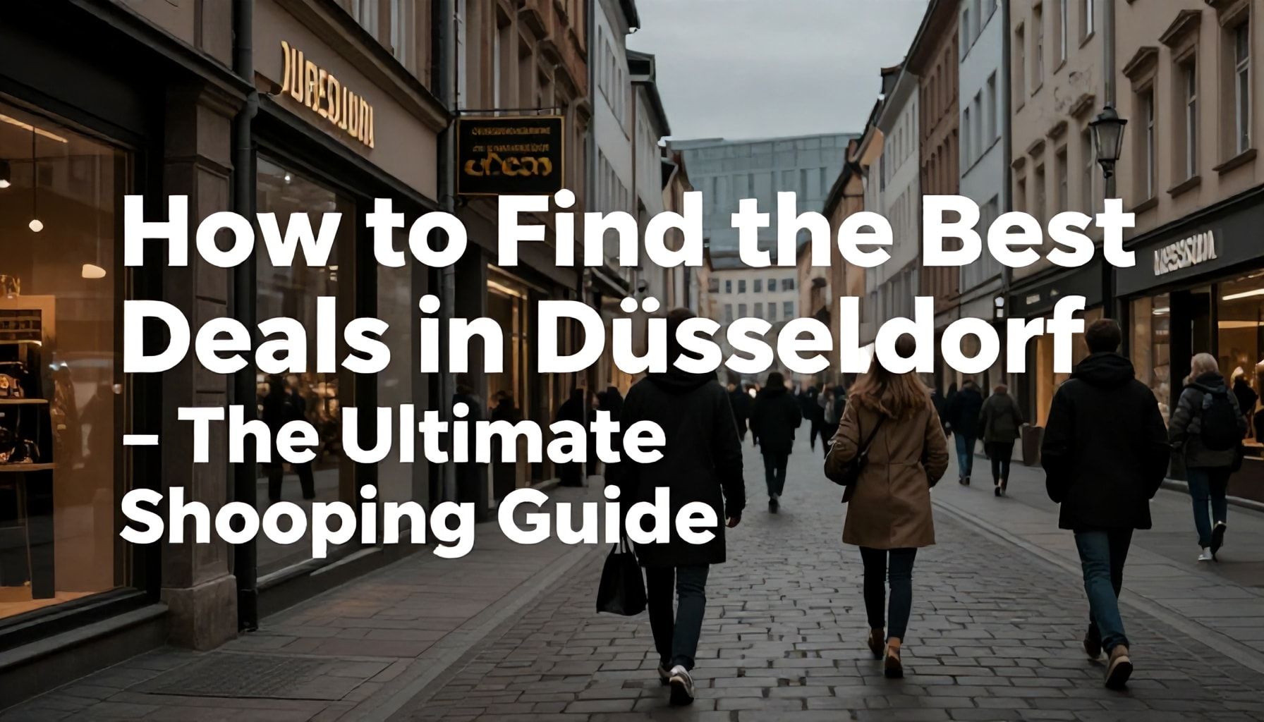 So finden Sie die besten Deals in Düsseldorf – der ultimative Einkaufsguide*