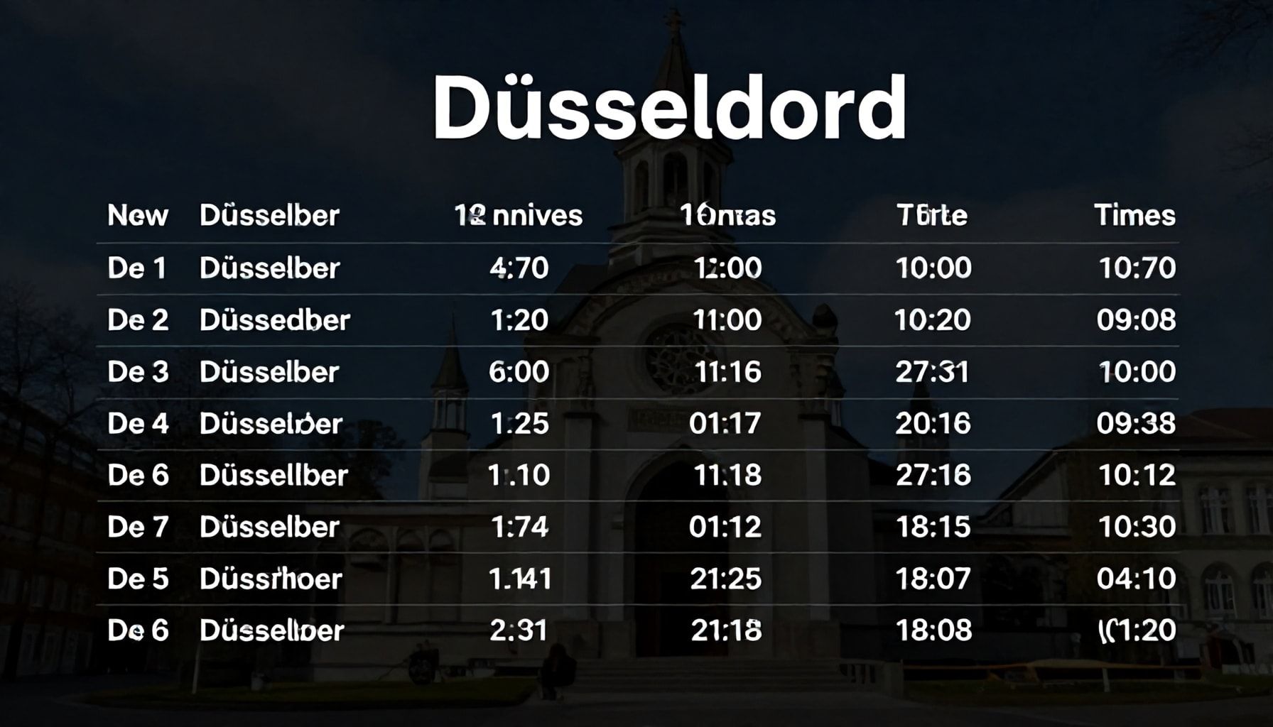 So finden Sie die passenden Gebetszeiten in Düsseldorf – Schritt für Schritt erklärt