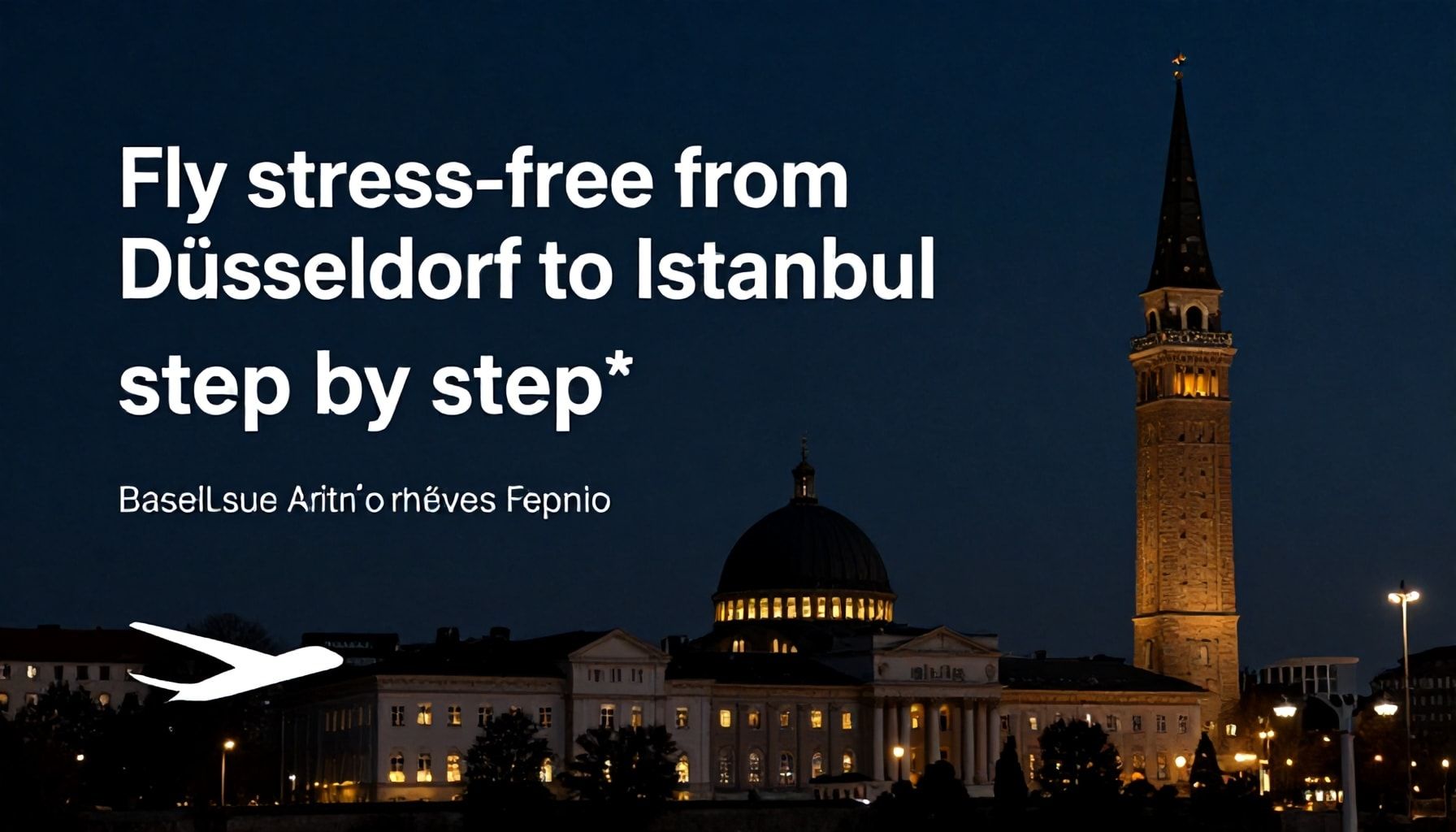 So fliegen Sie stressfrei von Düsseldorf nach Istanbul – Schritt für Schritt*