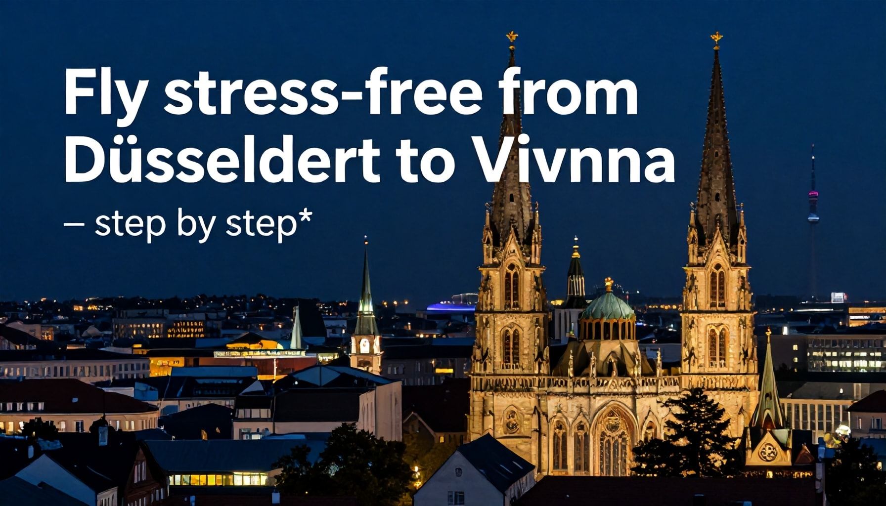 So fliegen Sie stressfrei von Düsseldorf nach Wien – Schritt für Schritt*