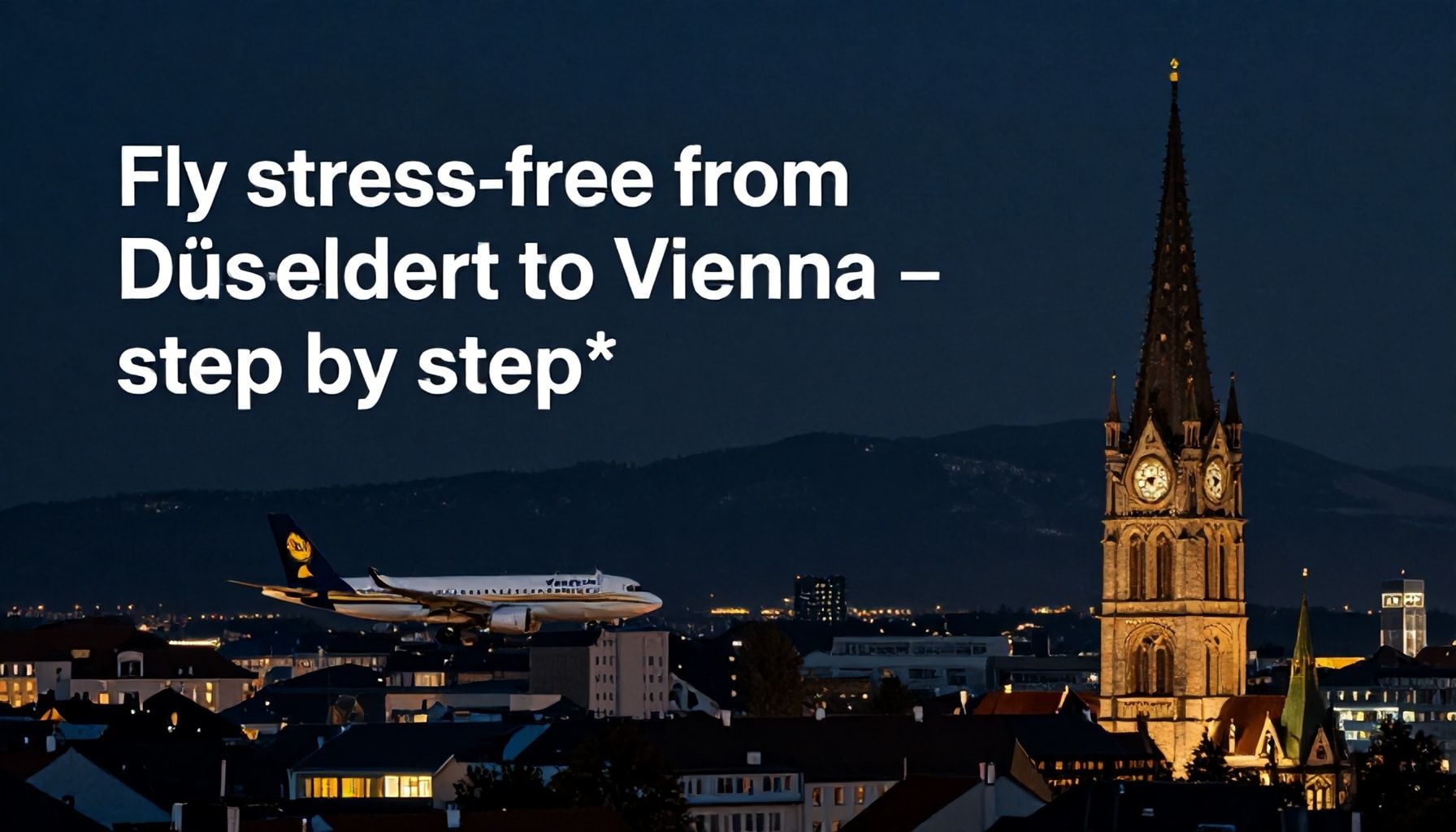 So fliegen Sie stressfrei von Düsseldorf nach Wien – Schritt für Schritt*