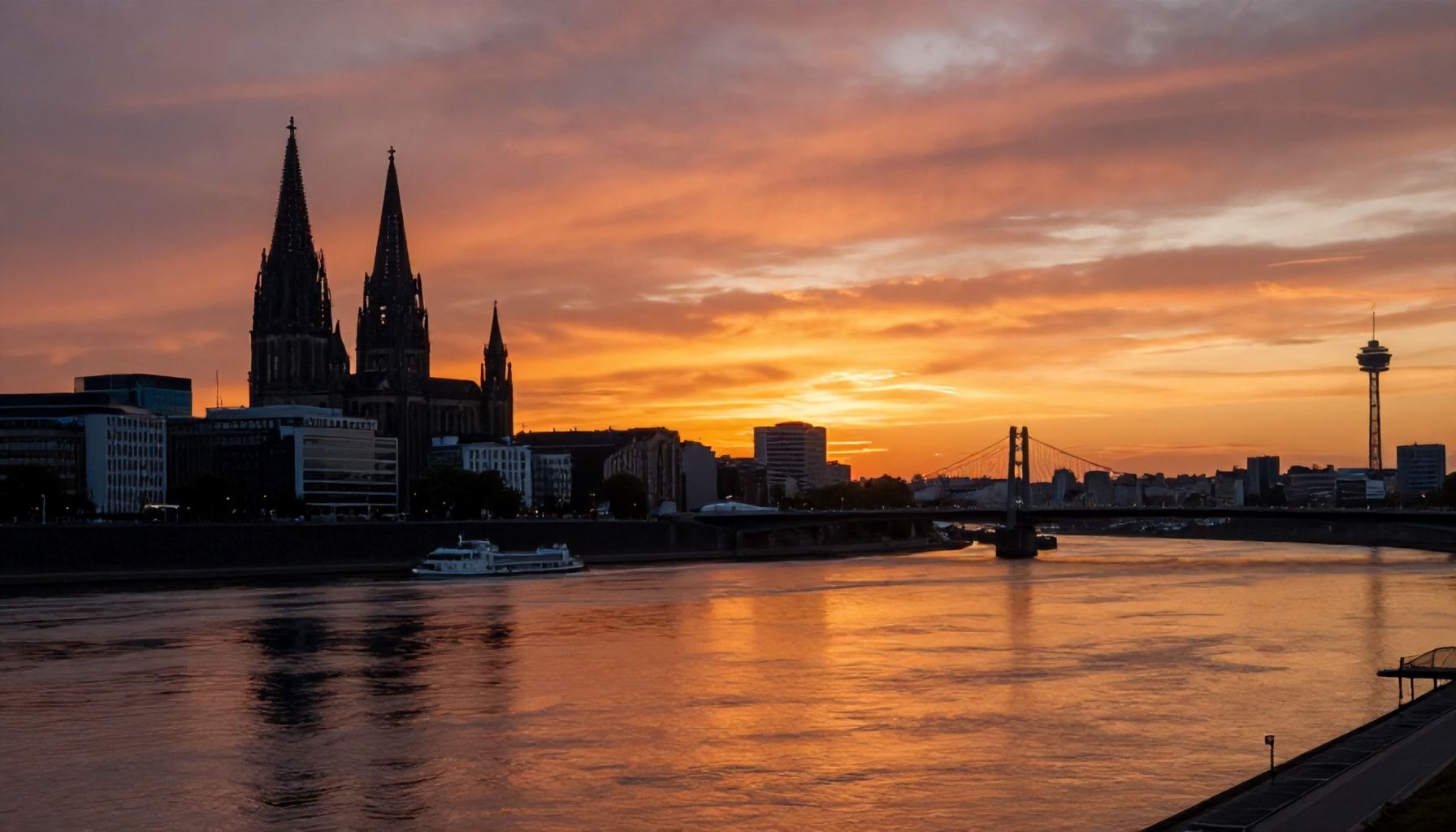 So fotografierst du den Sonnenuntergang in Düsseldorf wie ein Profi – Einfach & atemberaubend*
