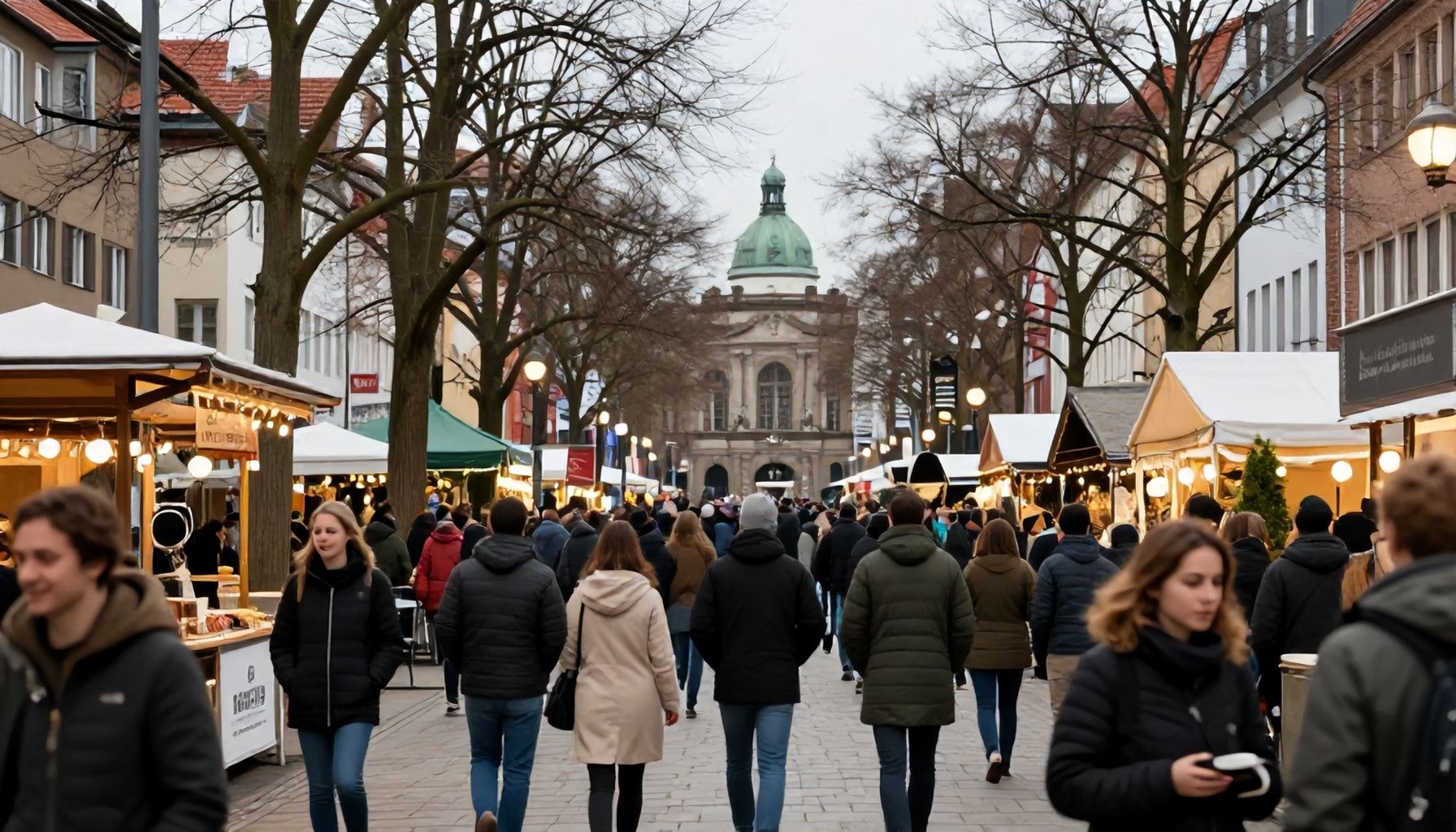 So genießen Sie die lebendige Atmosphäre am Aachener Platz – von Frühling bis Winter*