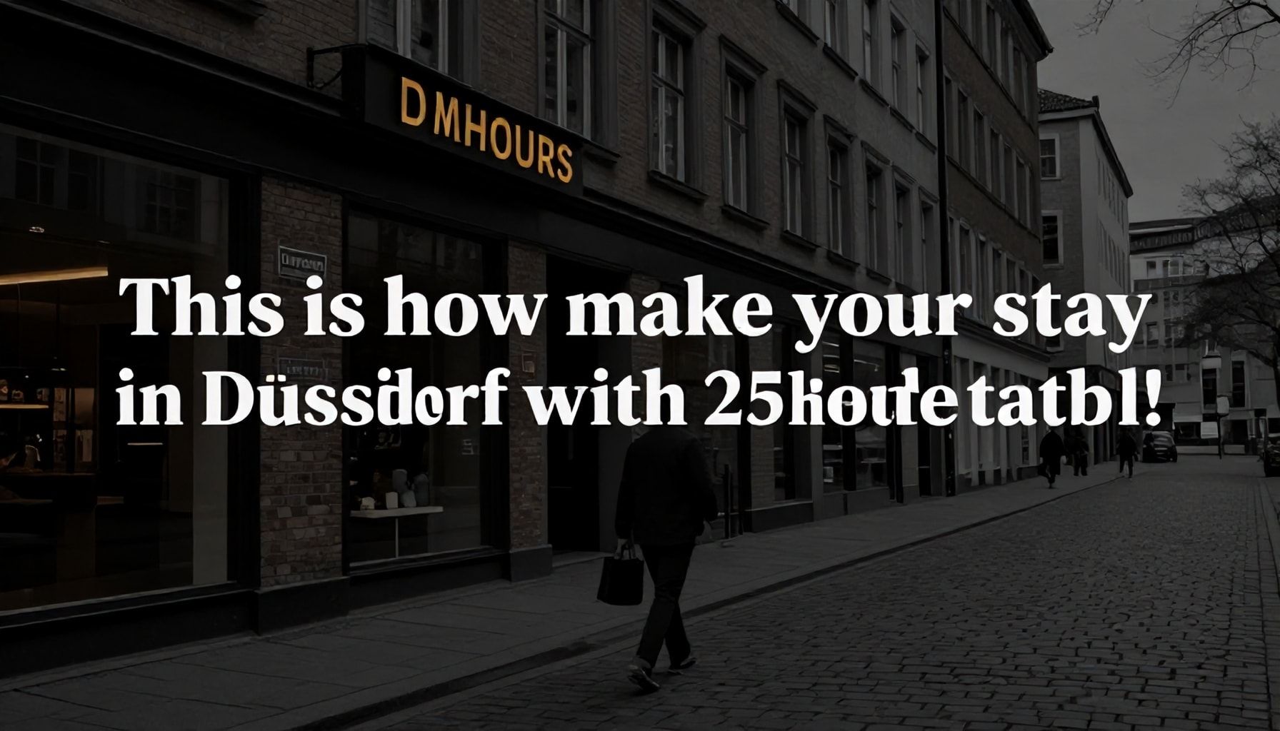 So gestaltest du deinen Aufenthalt in Düsseldorf mit 25hours unvergesslich*