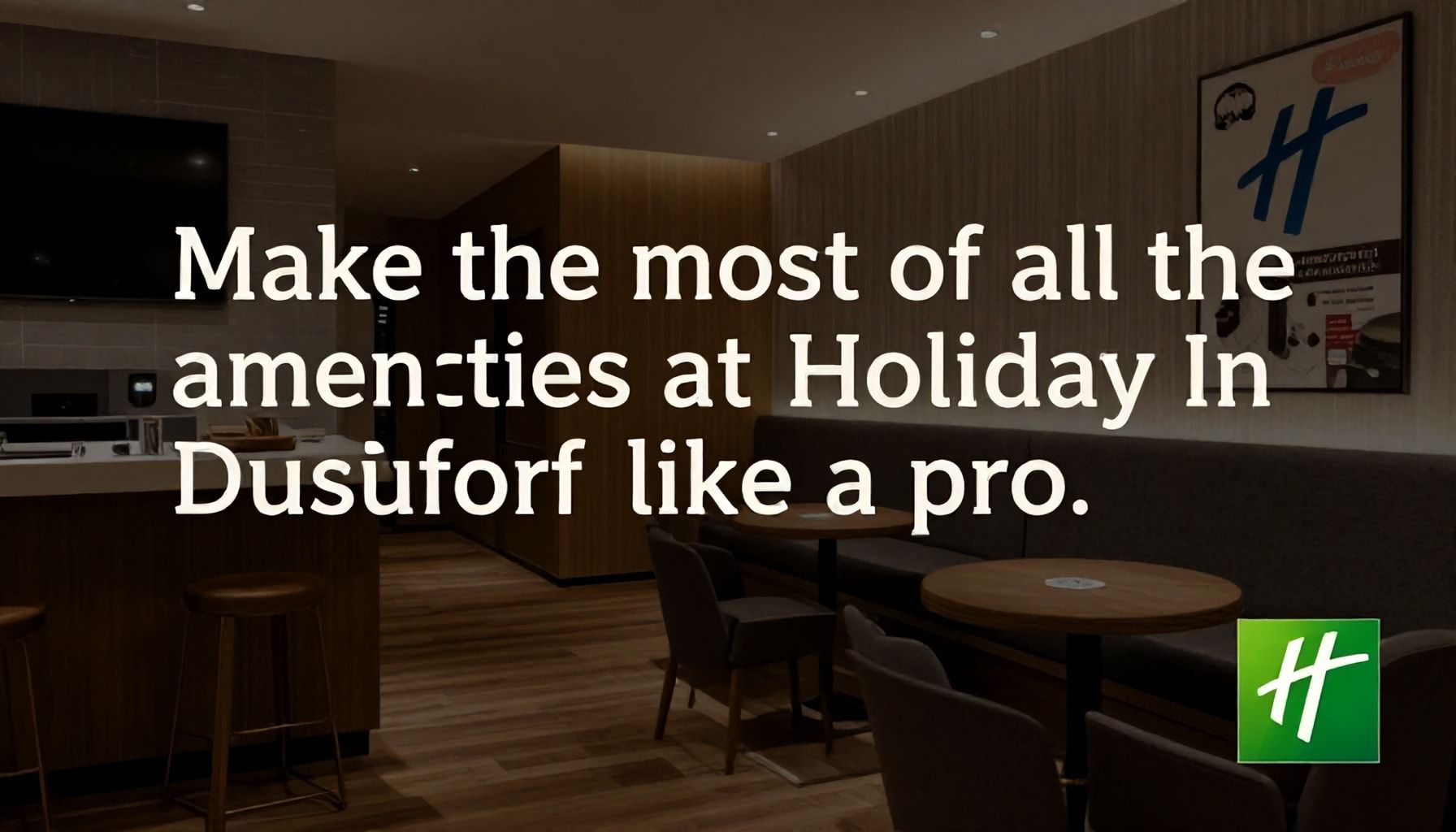 So nutzen Sie alle Annehmlichkeiten des Holiday Inn Düsseldorf wie ein Profi*