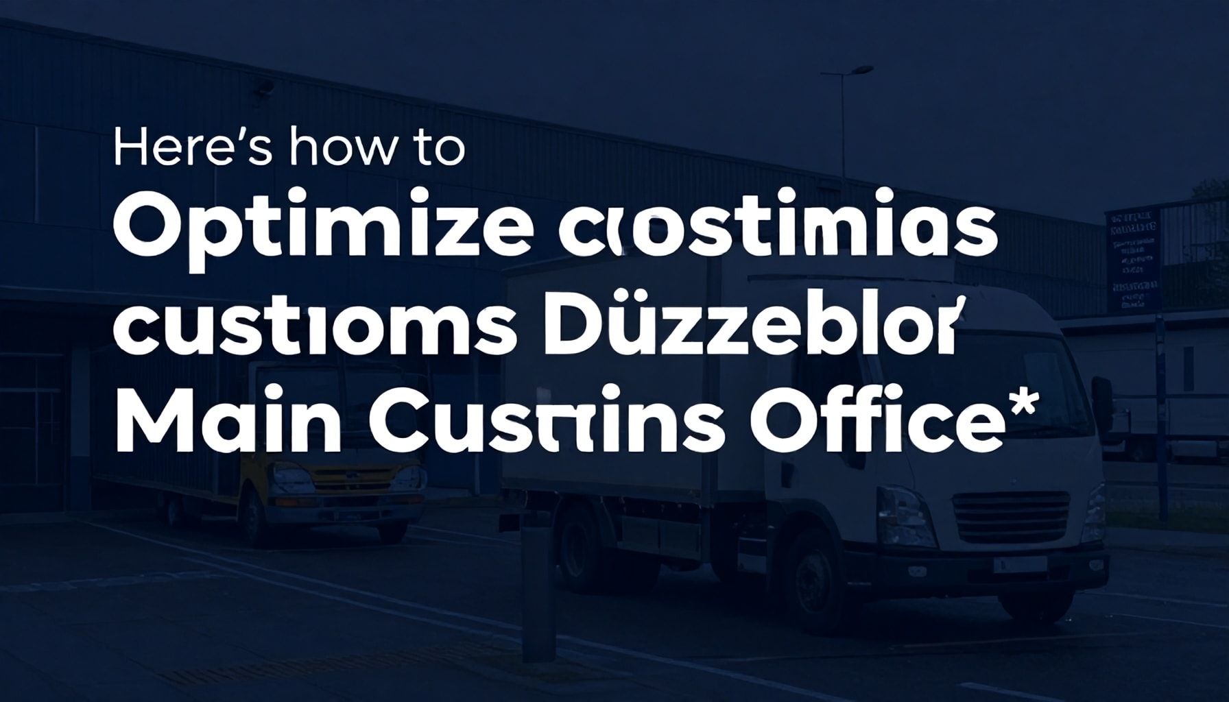 So optimieren Sie die Zollabwicklung mit dem Hauptzollamt Düsseldorf*