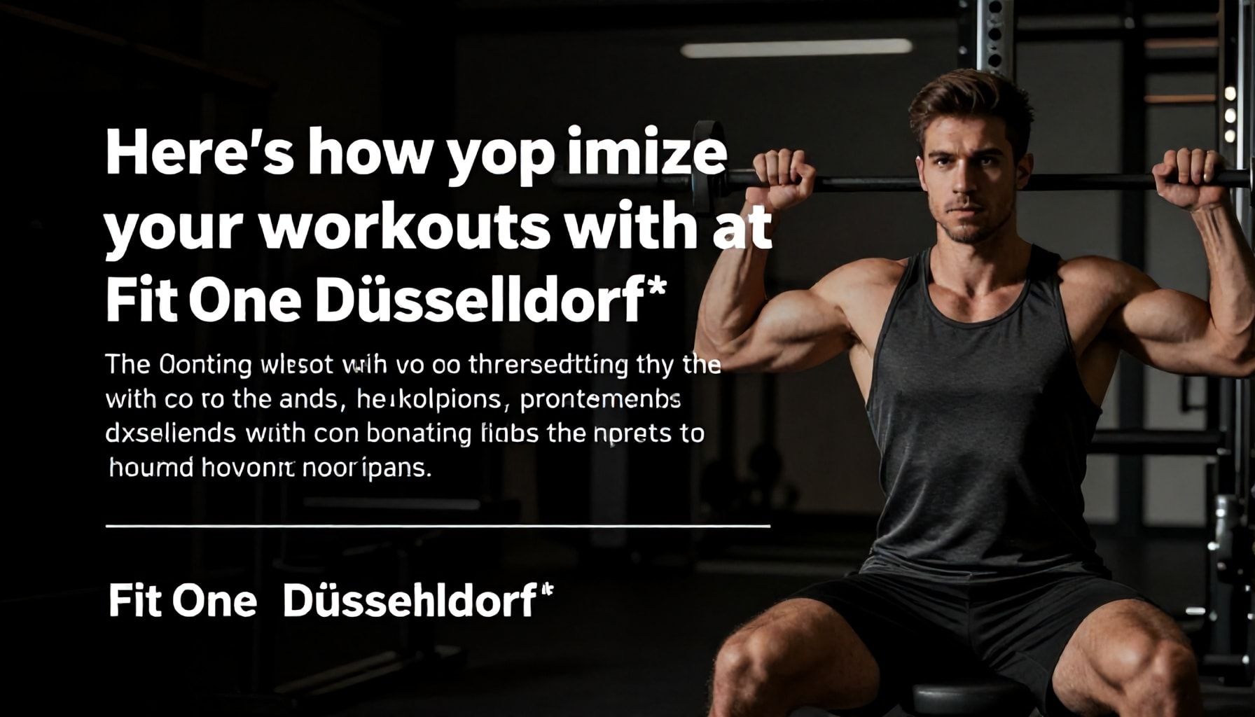 So optimierst du deine Workouts mit den Experten von Fit One Düsseldorf*