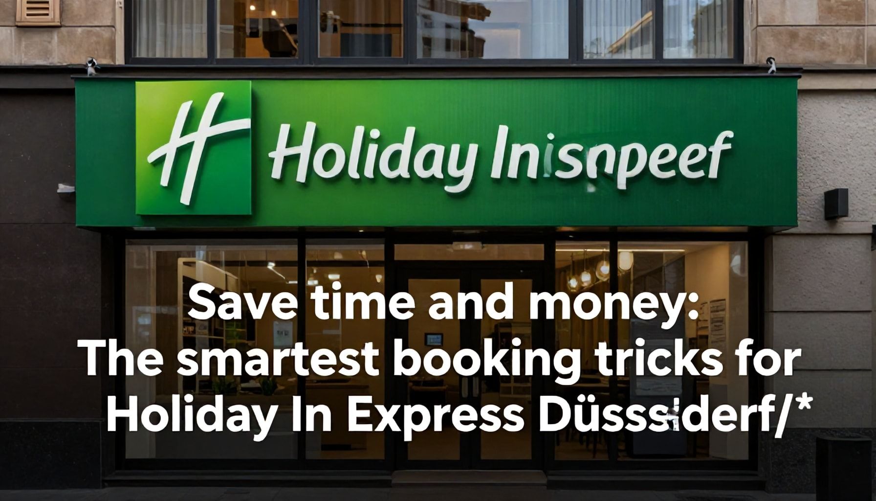 So sparen Sie Zeit und Geld: Die cleversten Buchungstricks für das Holiday Inn Express Düsseldorf*