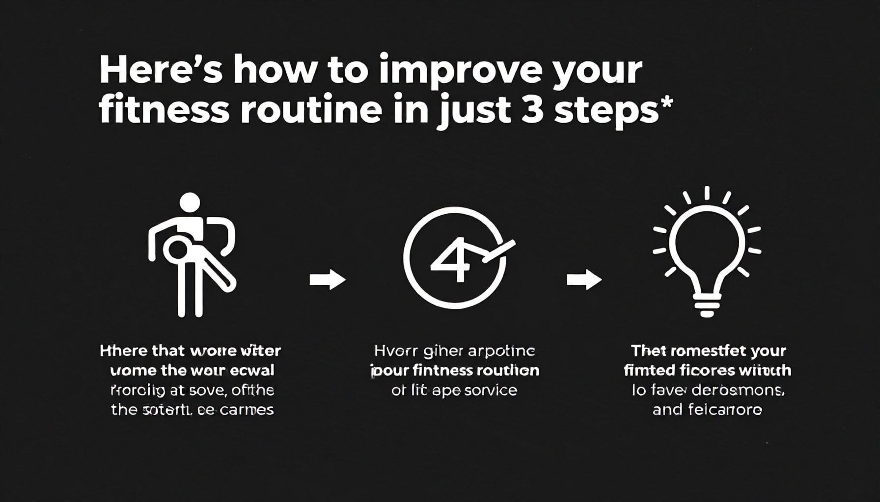 So verbesserst du deine Fitnessroutine in nur 3 Schritten*