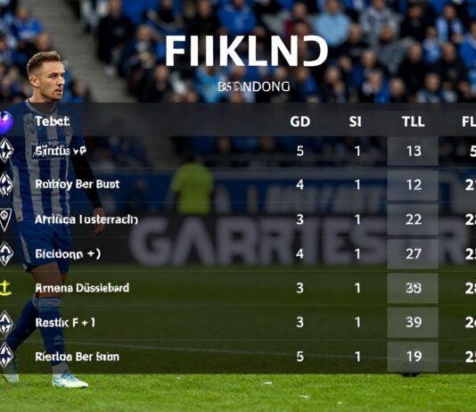 Arminia Bielefeld vs. Fortuna Düsseldorf: Standings Breakdown