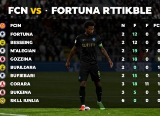 FCN vs. Fortuna Düsseldorf: Tabelle und Teilnehmer im Überblick